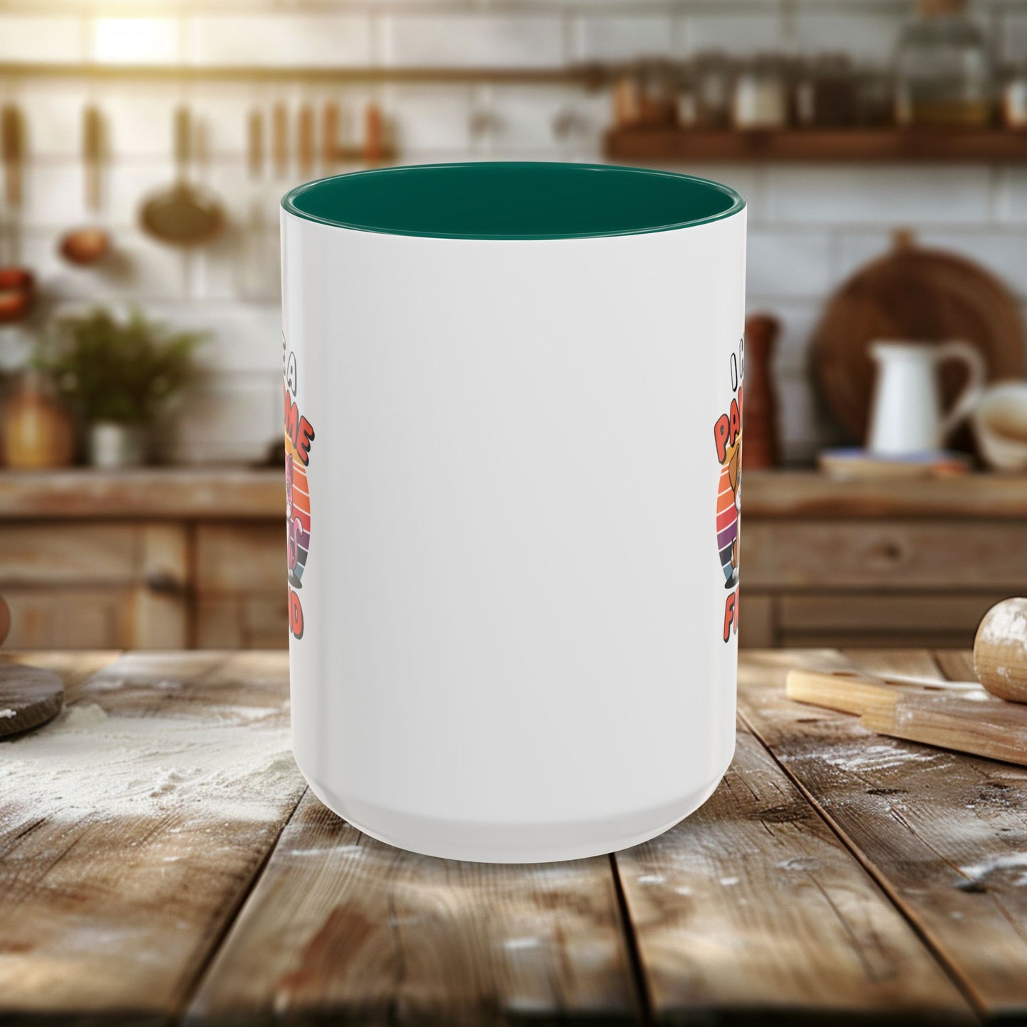 colorful mugs (11oz, 15oz) - i have a pawesome friend | funny dog lover gift | cute pet quote design