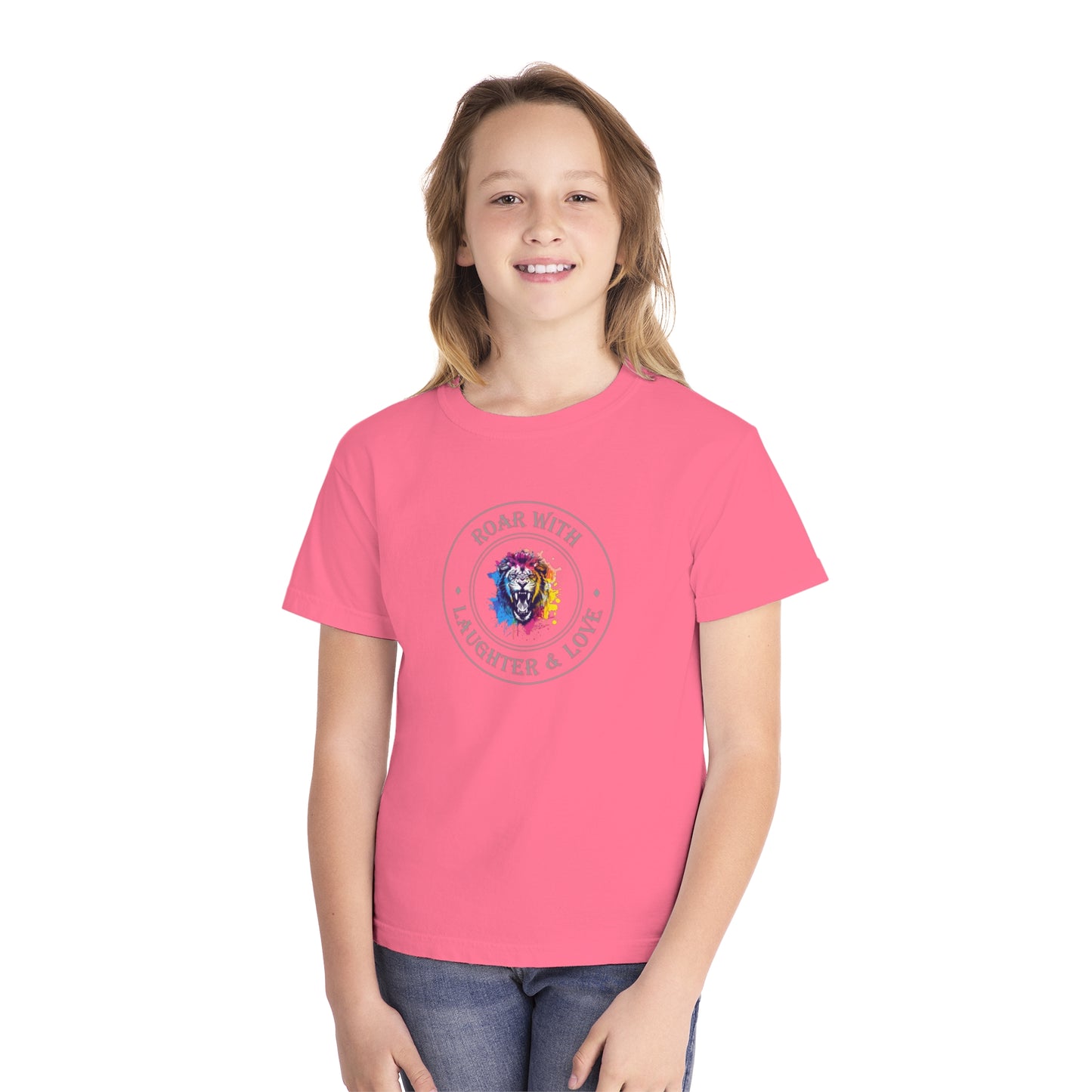 youth t-shirt - lion roar (2)
