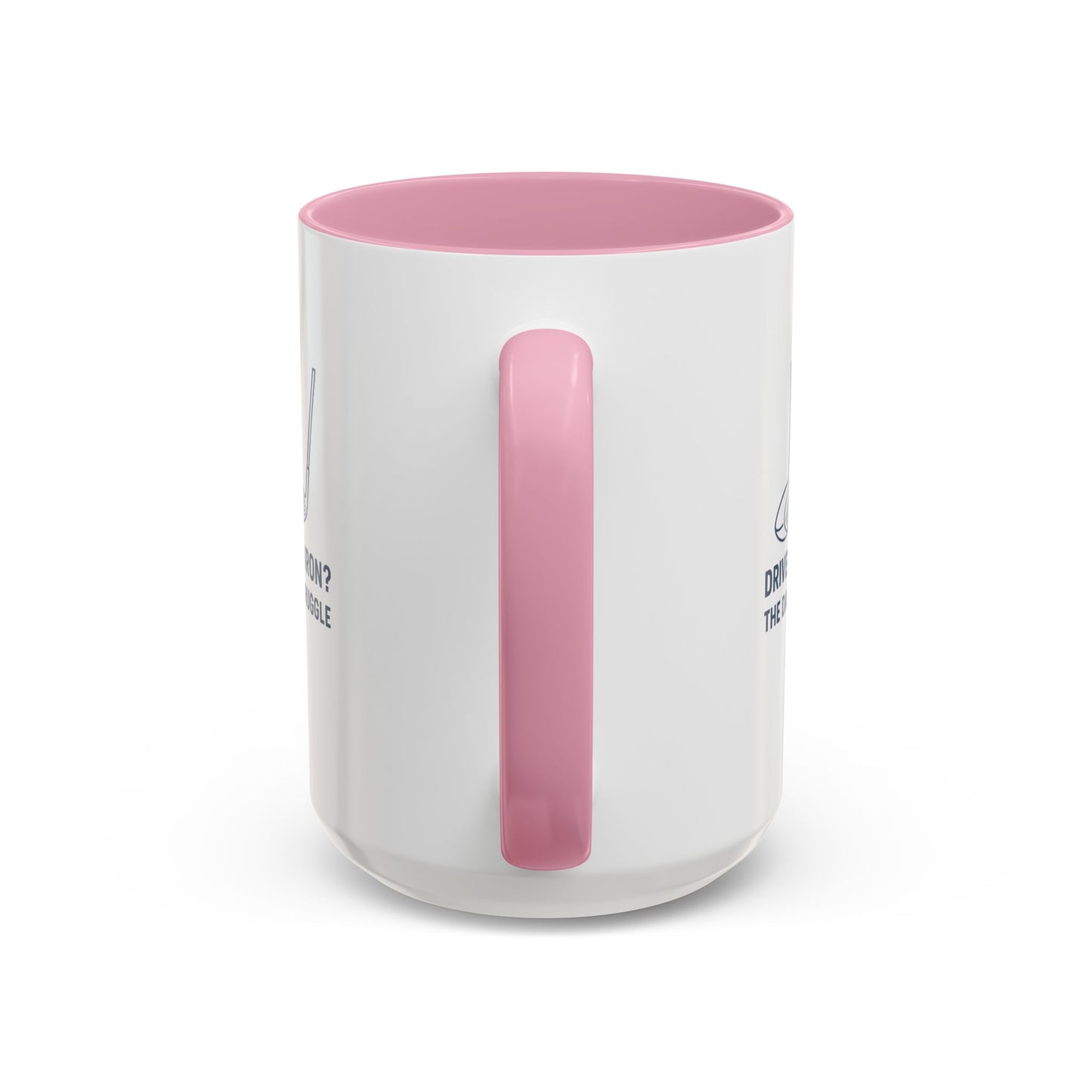colorful golf mug - driver or iron? the daily struggle