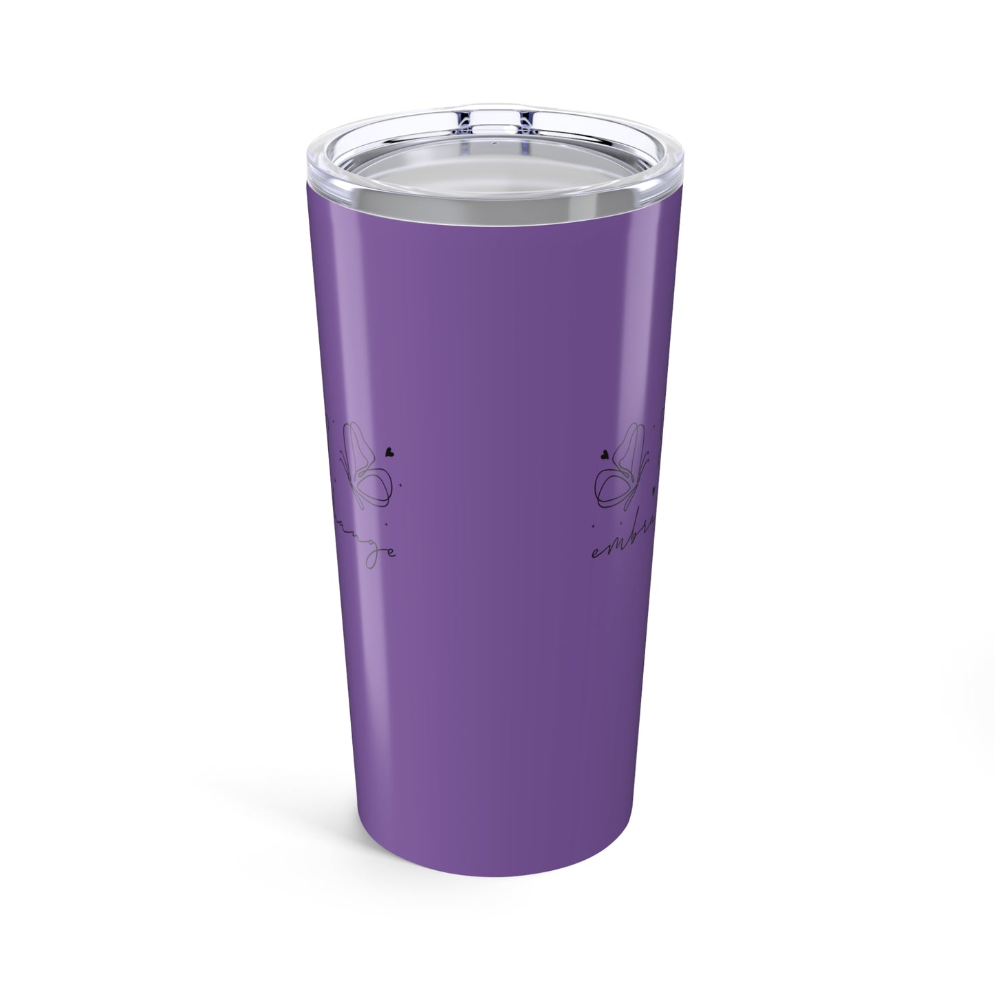 tumbler 20oz - embrace change - growth mindset quote