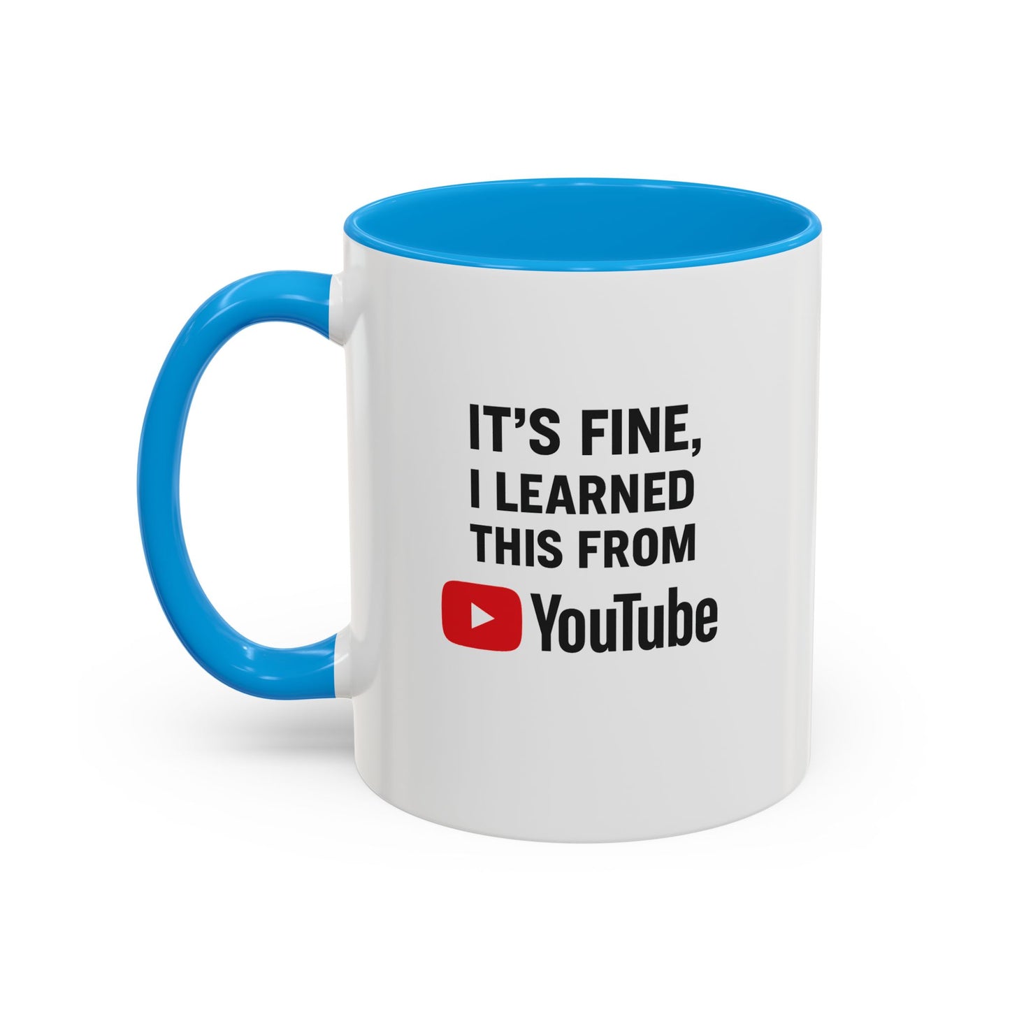unique colorful mug - perfect for youtube lovers