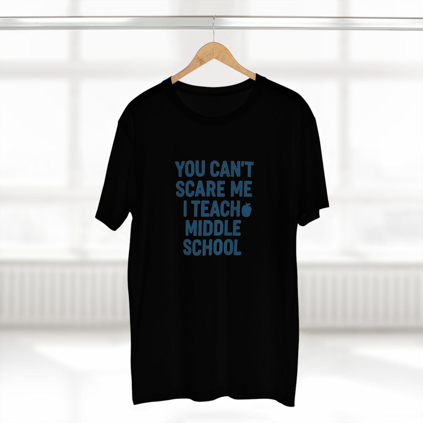 men's stable tee: fearless teacher edition. teachers with attitude.