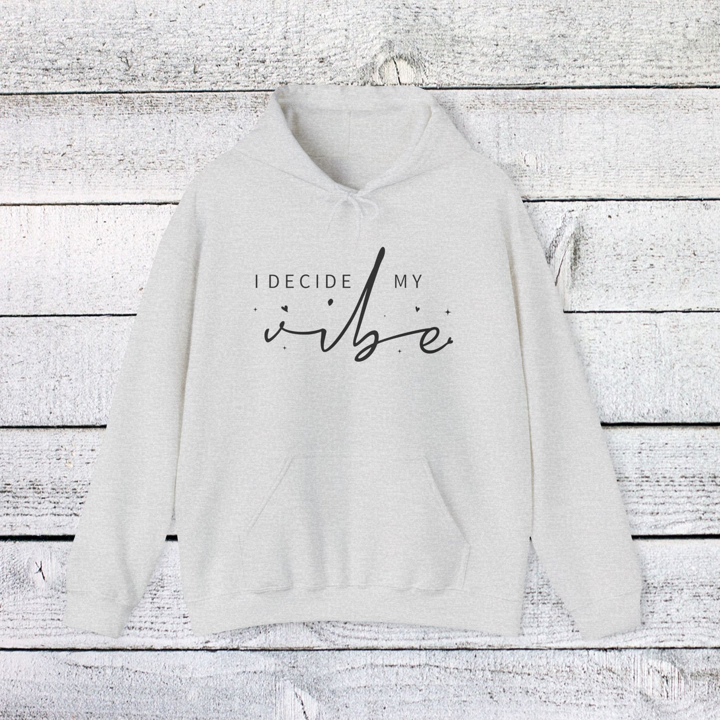 unisex heavy blend™ hooded sweatshirt - i decide my vibe - confidence & control quote