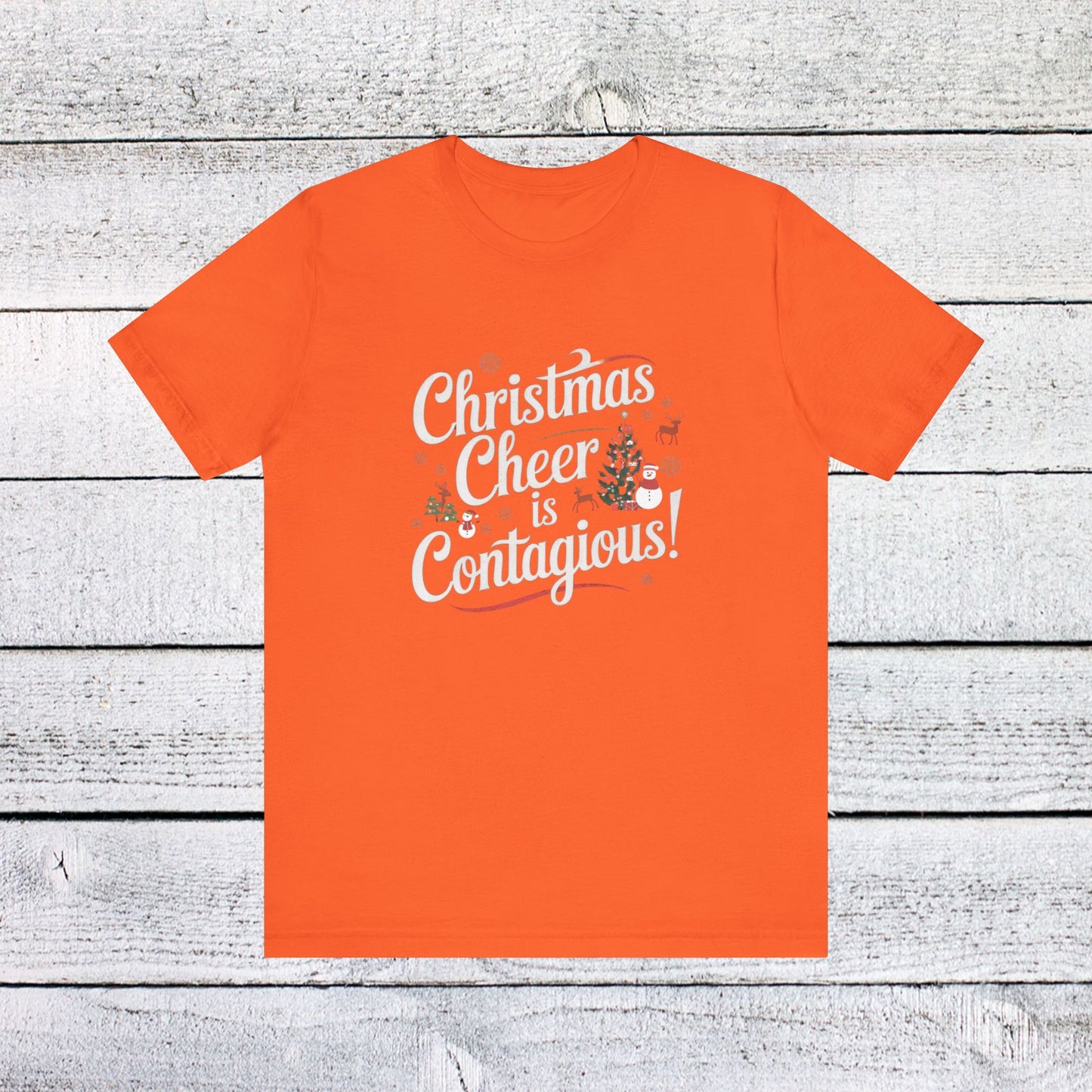 men & women christmas t-shirt. christmas cheer. unisex christmas t-shirt.