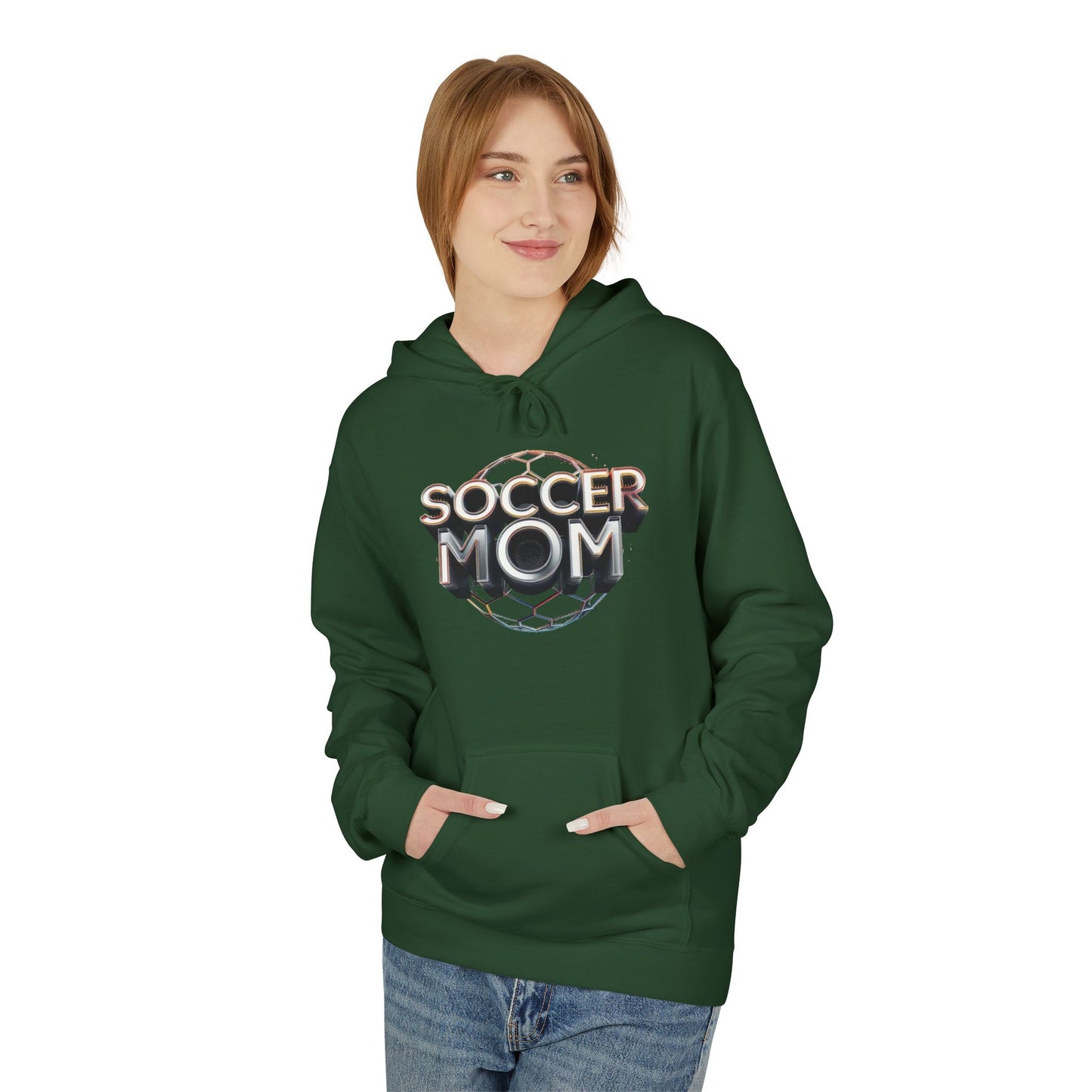 trendy unisex softstyle hoodie - perfect for soccer moms