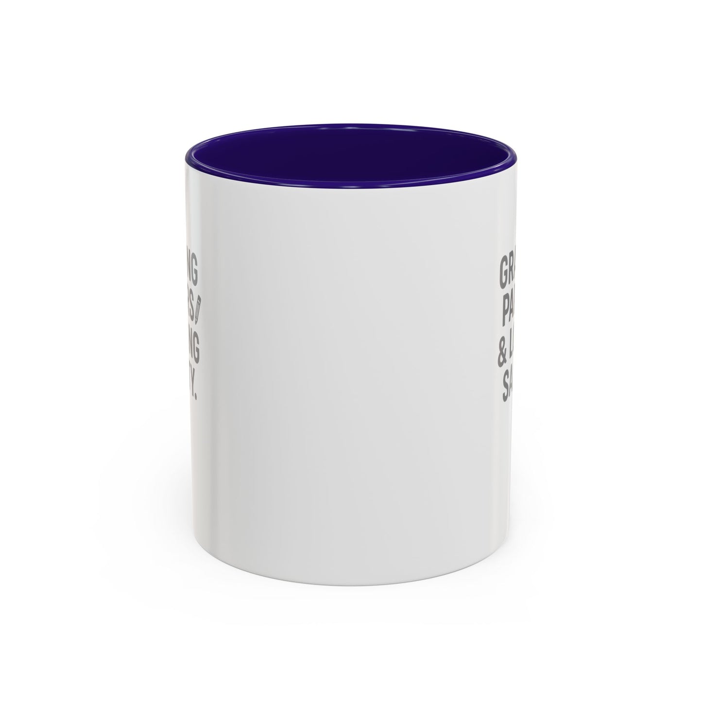 colorful grading papers & losing sanity mug – perfect gift for teachers. teachers with attitude.