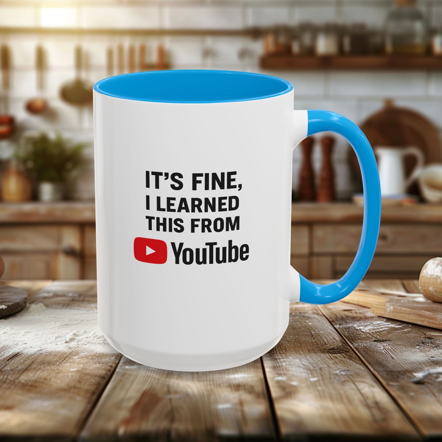 unique colorful mug - perfect for youtube lovers