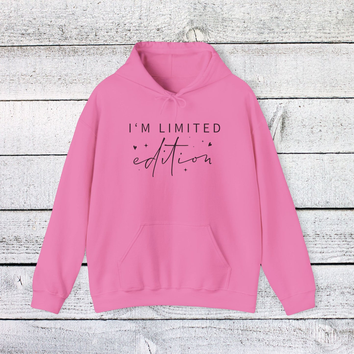 unisex heavy blend™ hooded sweatshirt - i’m limited edition - unique confidence quote