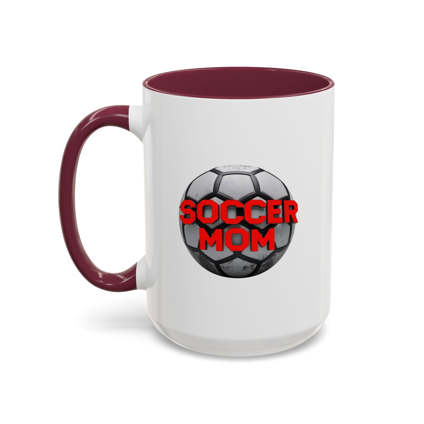 colorful soccer mom mug - perfect gift for sports enthusiasts