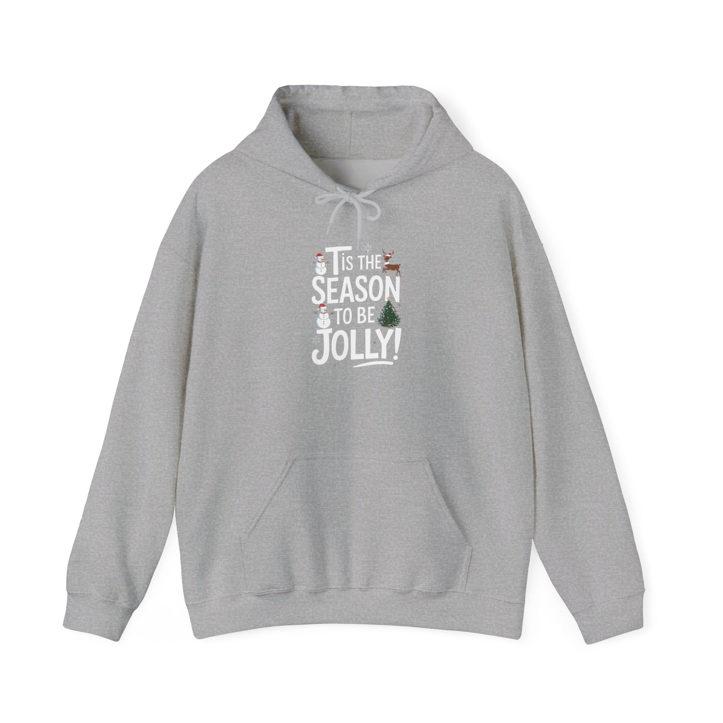 men's and women's christmas sweatshirt. tis the season to be jolly. unisex christmas sweatshirt.