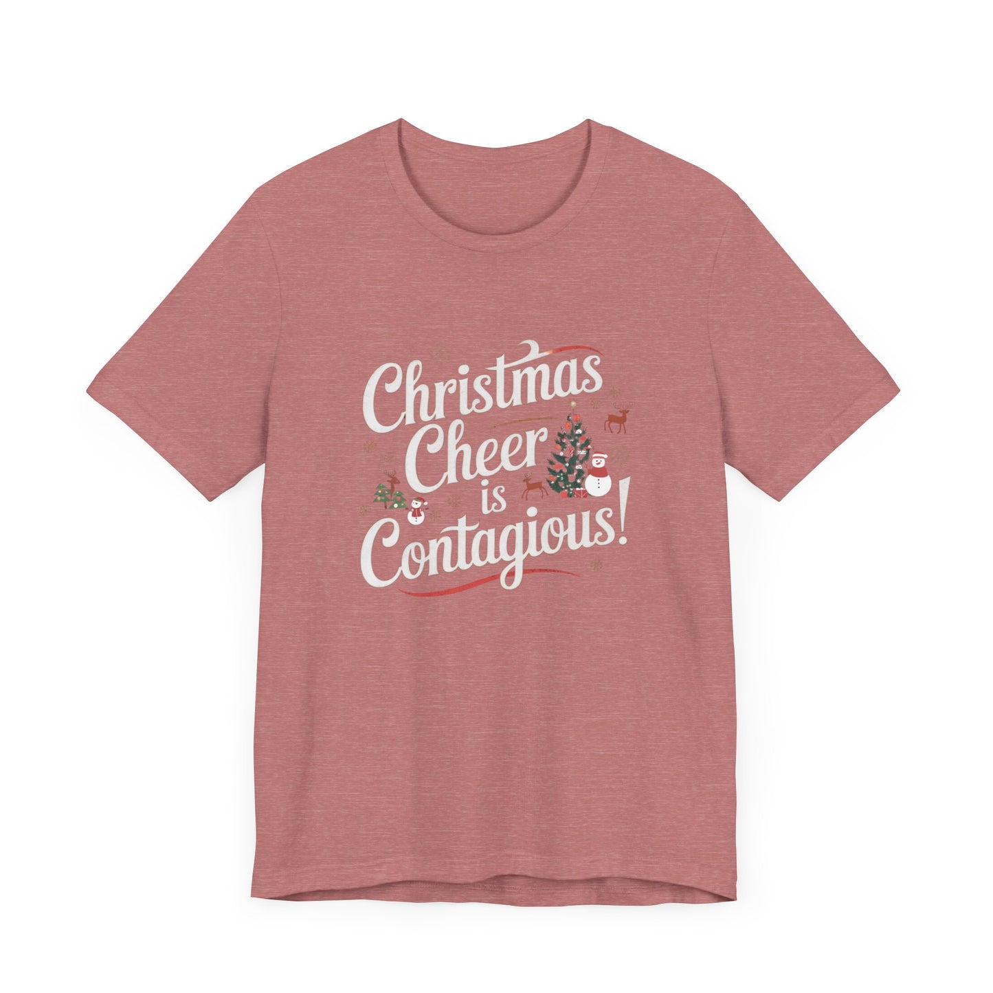 men & women christmas t-shirt. christmas cheer. unisex christmas t-shirt.