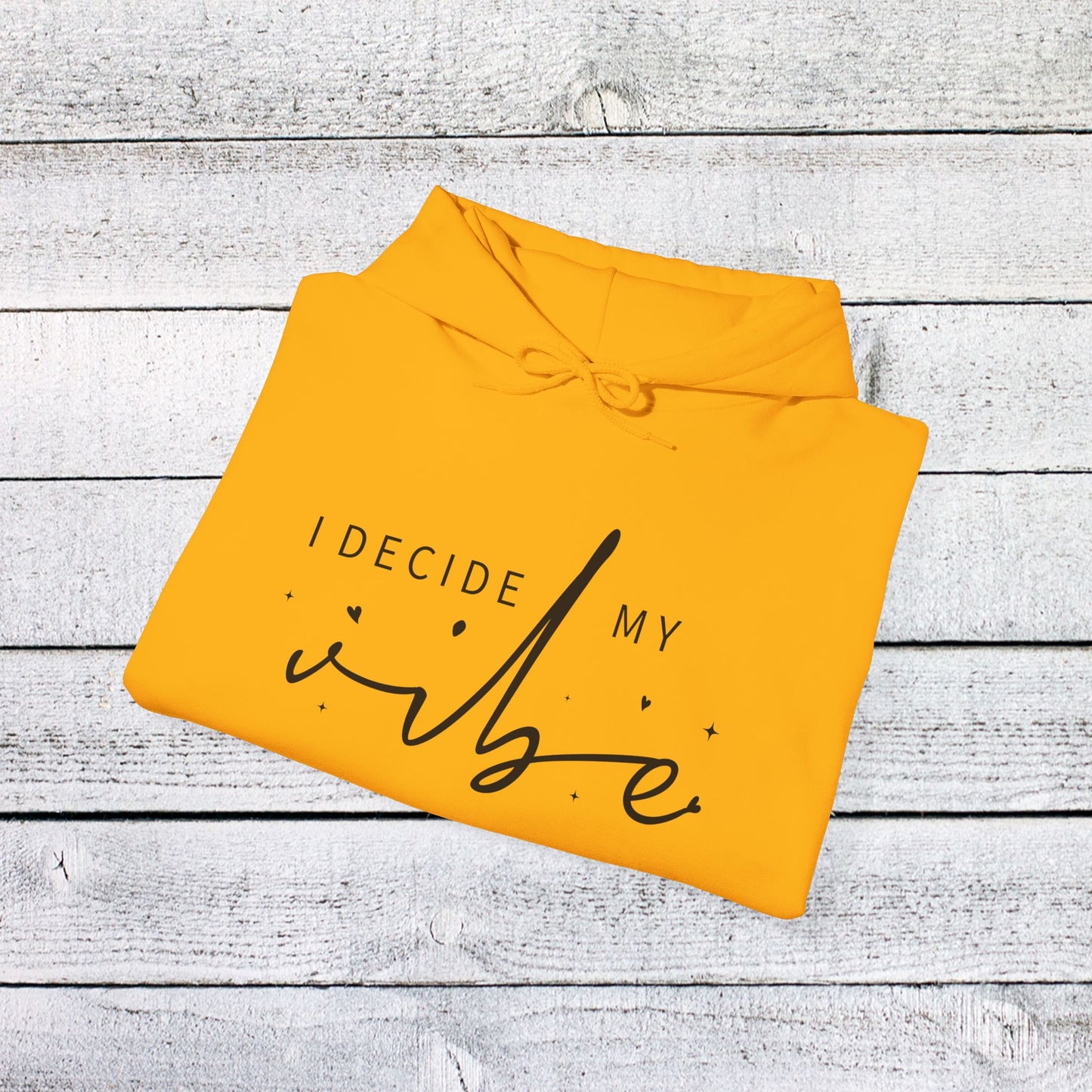 unisex heavy blend™ hooded sweatshirt - i decide my vibe - confidence & control quote