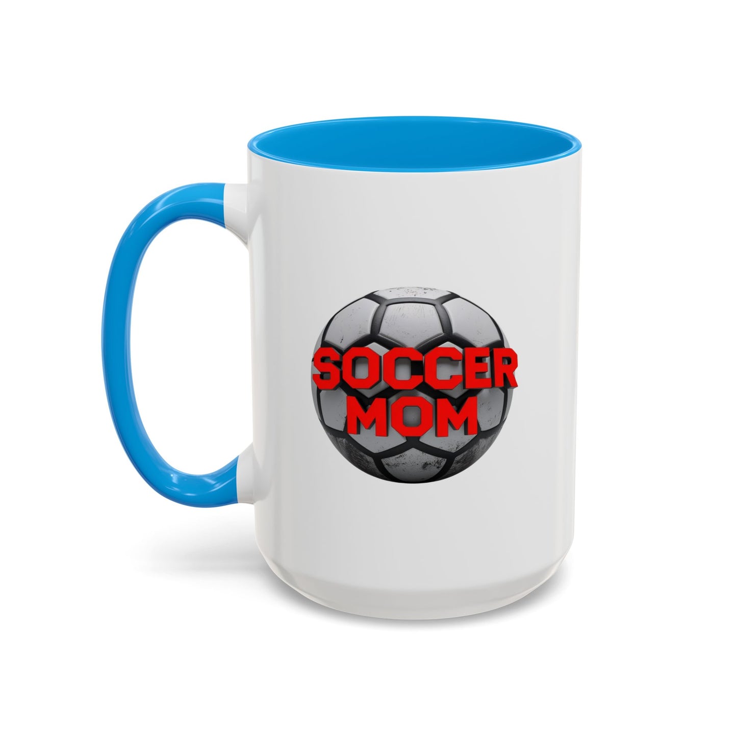 colorful soccer mom mug - perfect gift for sports enthusiasts