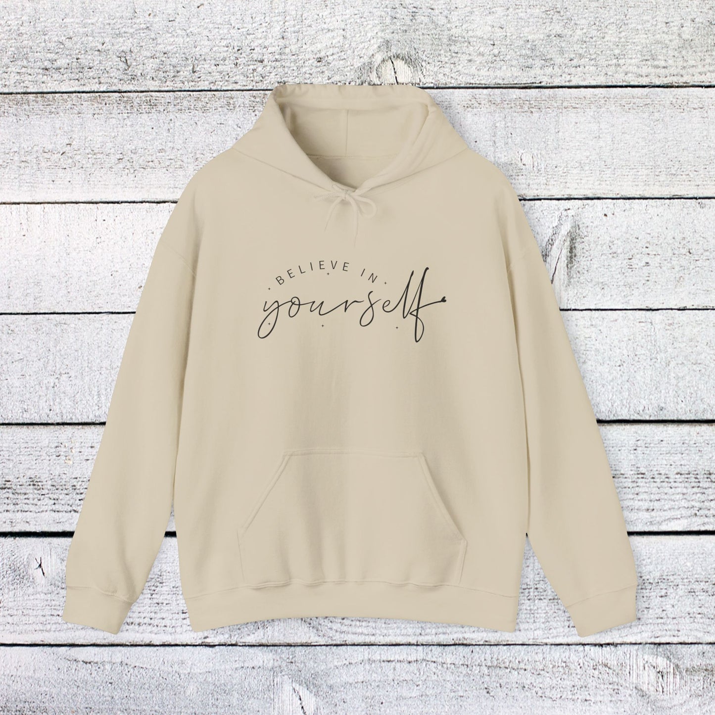 unisex heavy blend™ hooded sweatshirt - believe in yourself - classic self-esteem booster