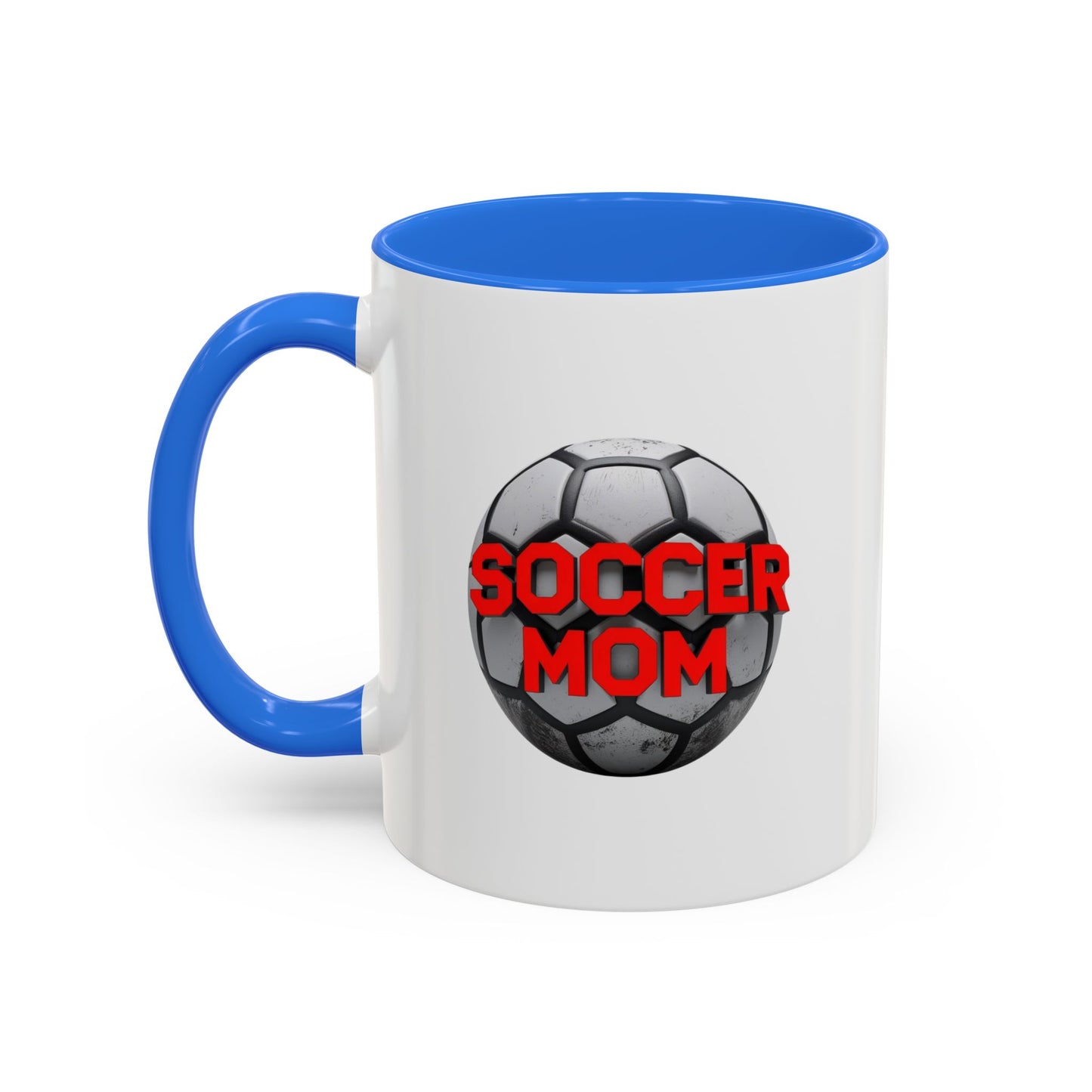 colorful soccer mom mug - perfect gift for sports enthusiasts