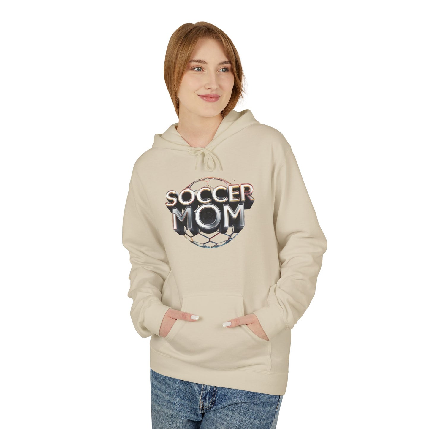 trendy unisex softstyle hoodie - perfect for soccer moms