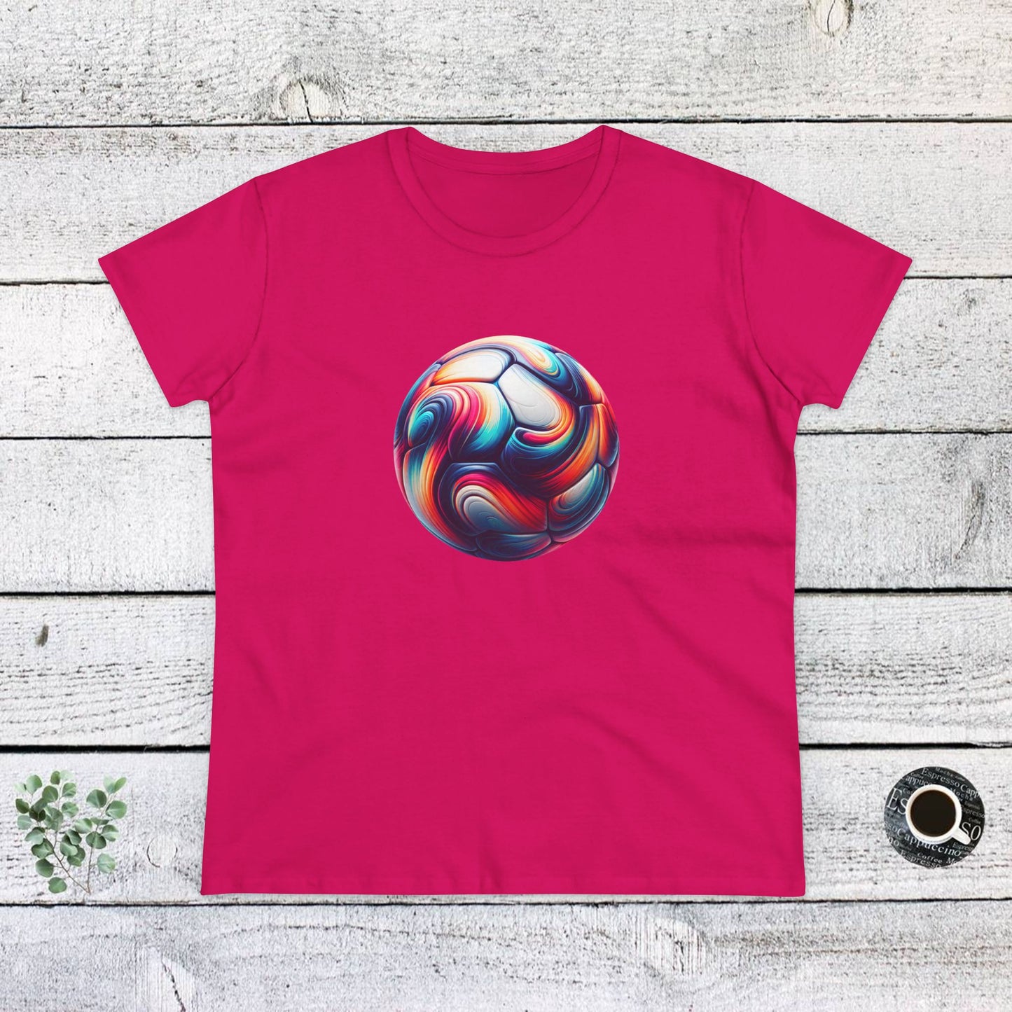 stylish women's cotton tee for sports enthusiasts