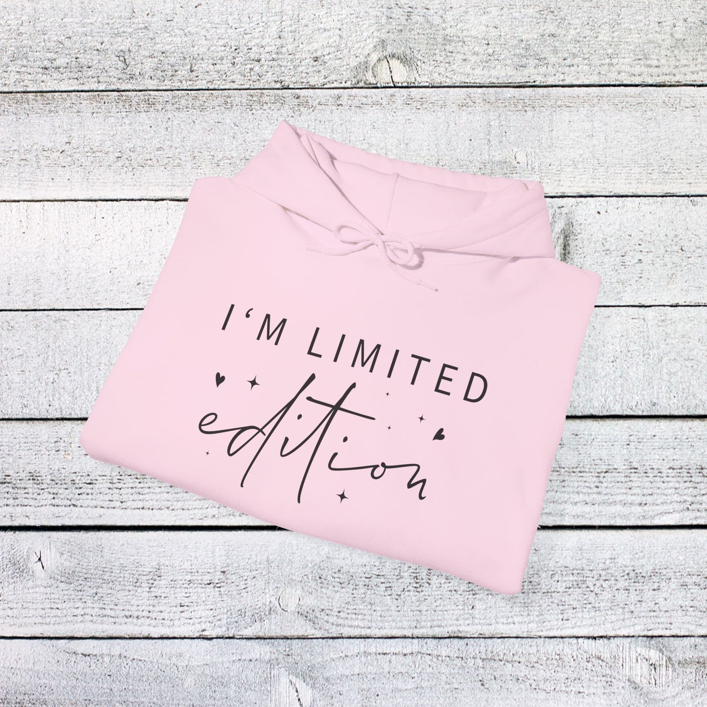 unisex heavy blend™ hooded sweatshirt - i’m limited edition - unique confidence quote