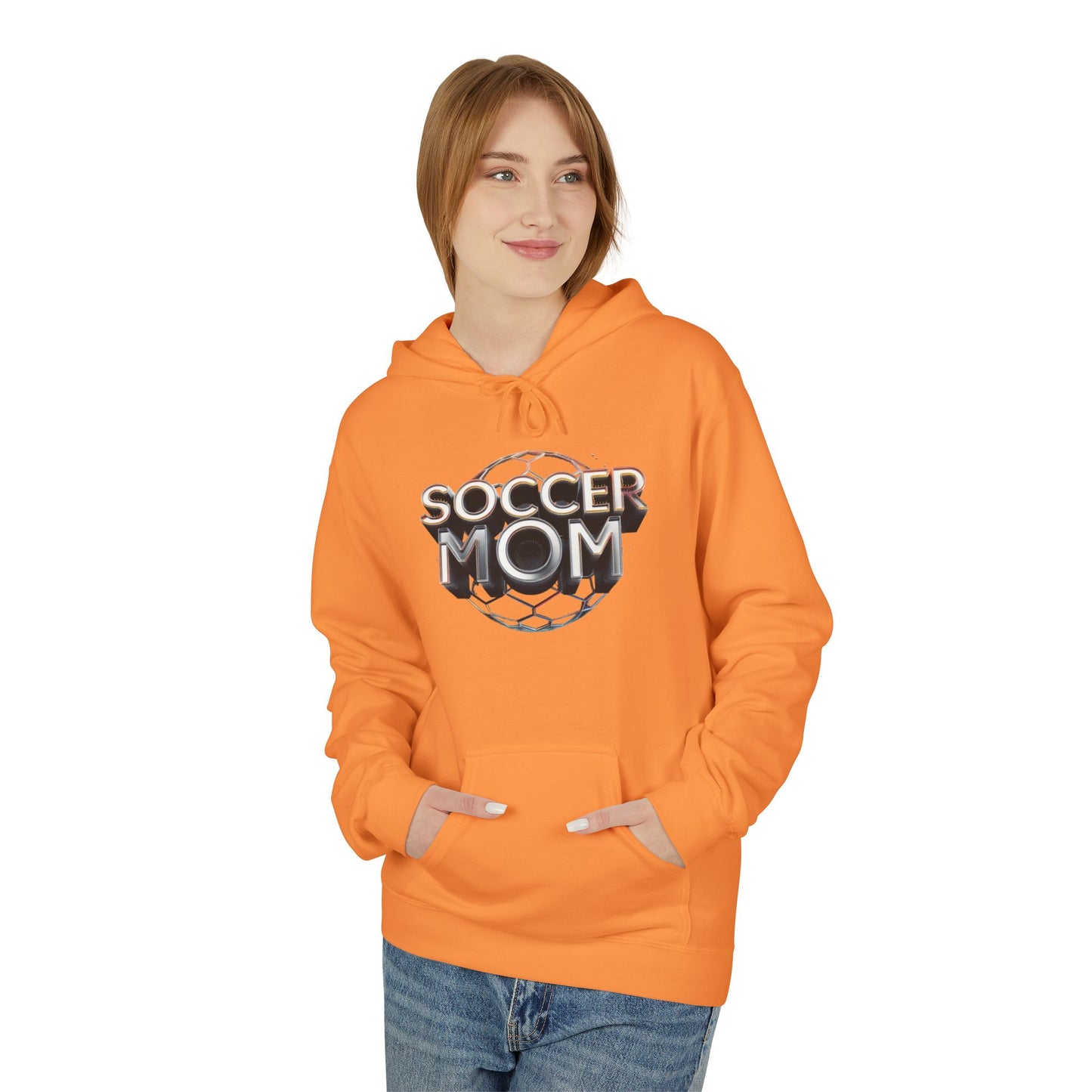 trendy unisex softstyle hoodie - perfect for soccer moms