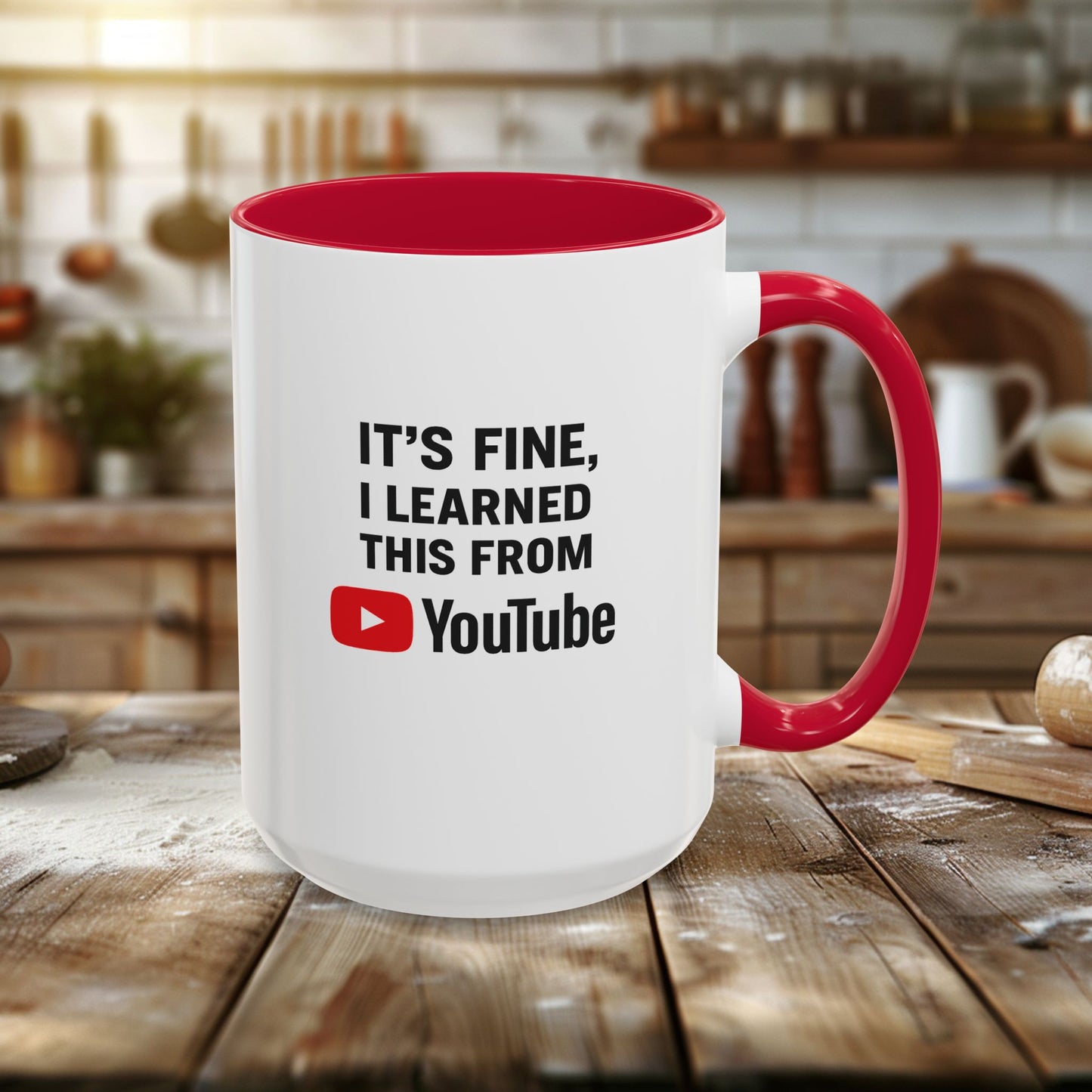 unique colorful mug - perfect for youtube lovers
