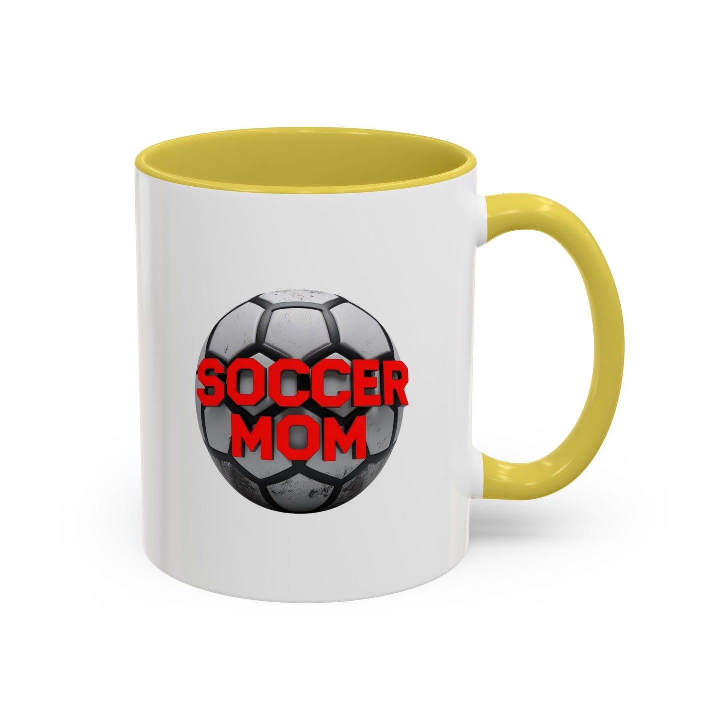 colorful soccer mom mug - perfect gift for sports enthusiasts