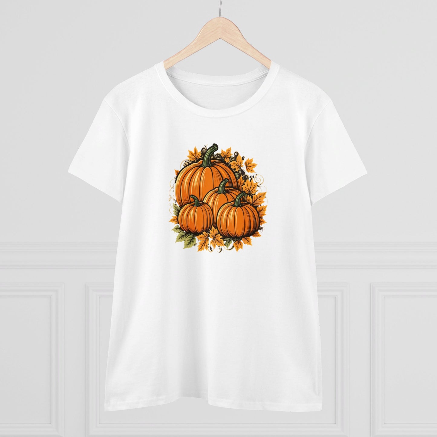 womens t-shirt - pumpkins