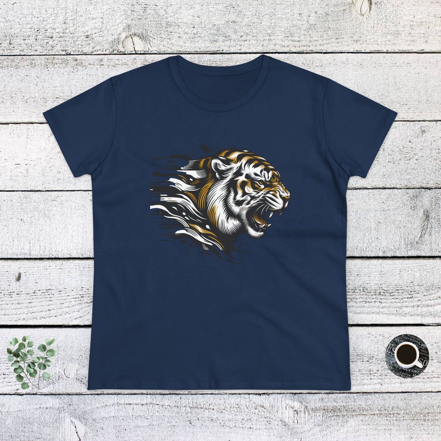 fierce tiger graphic cotton tee