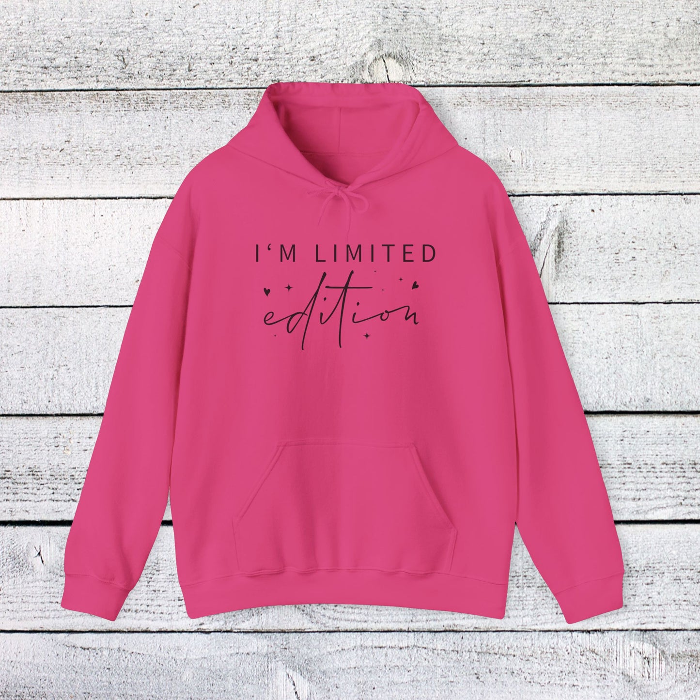 unisex heavy blend™ hooded sweatshirt - i’m limited edition - unique confidence quote