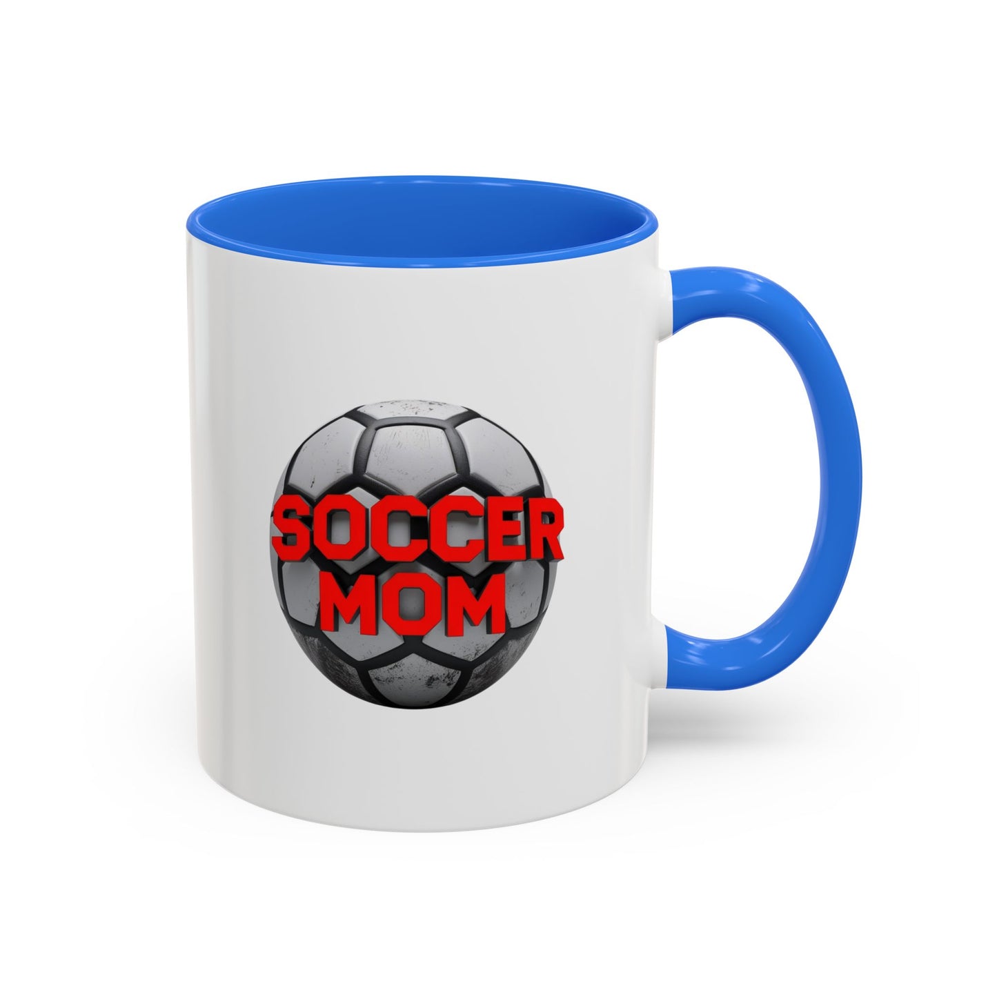 colorful soccer mom mug - perfect gift for sports enthusiasts