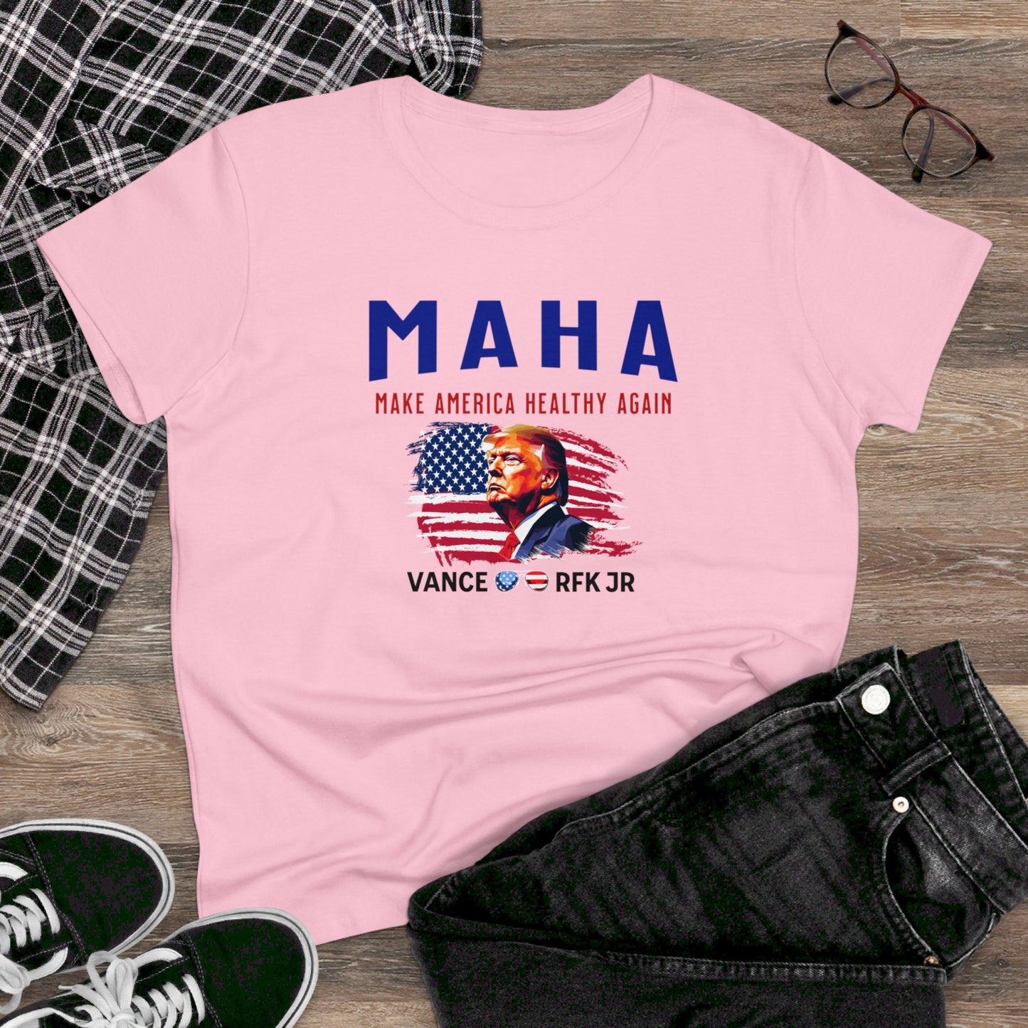 women's t-shirt - make america healthy again (maha)