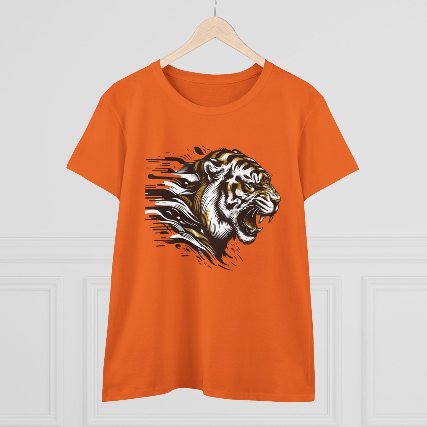 fierce tiger graphic cotton tee