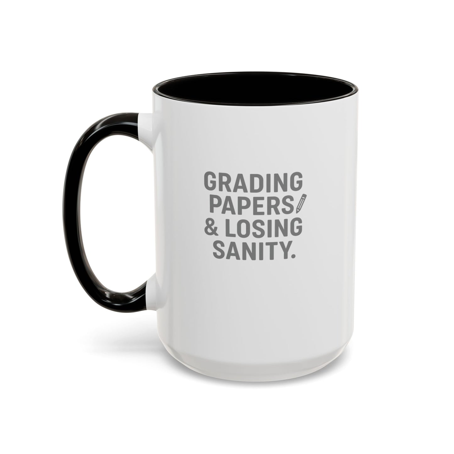 colorful grading papers & losing sanity mug – perfect gift for teachers. teachers with attitude.
