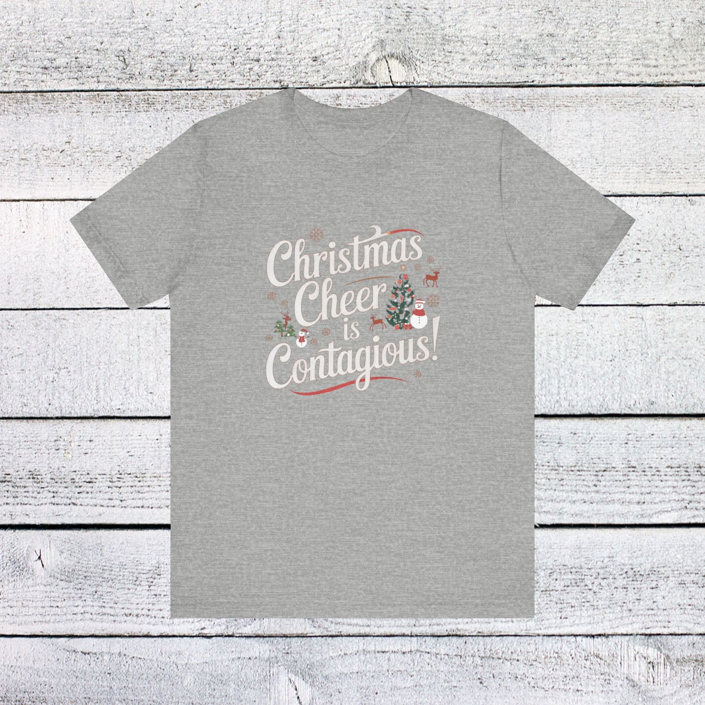 men & women christmas t-shirt. christmas cheer. unisex christmas t-shirt.