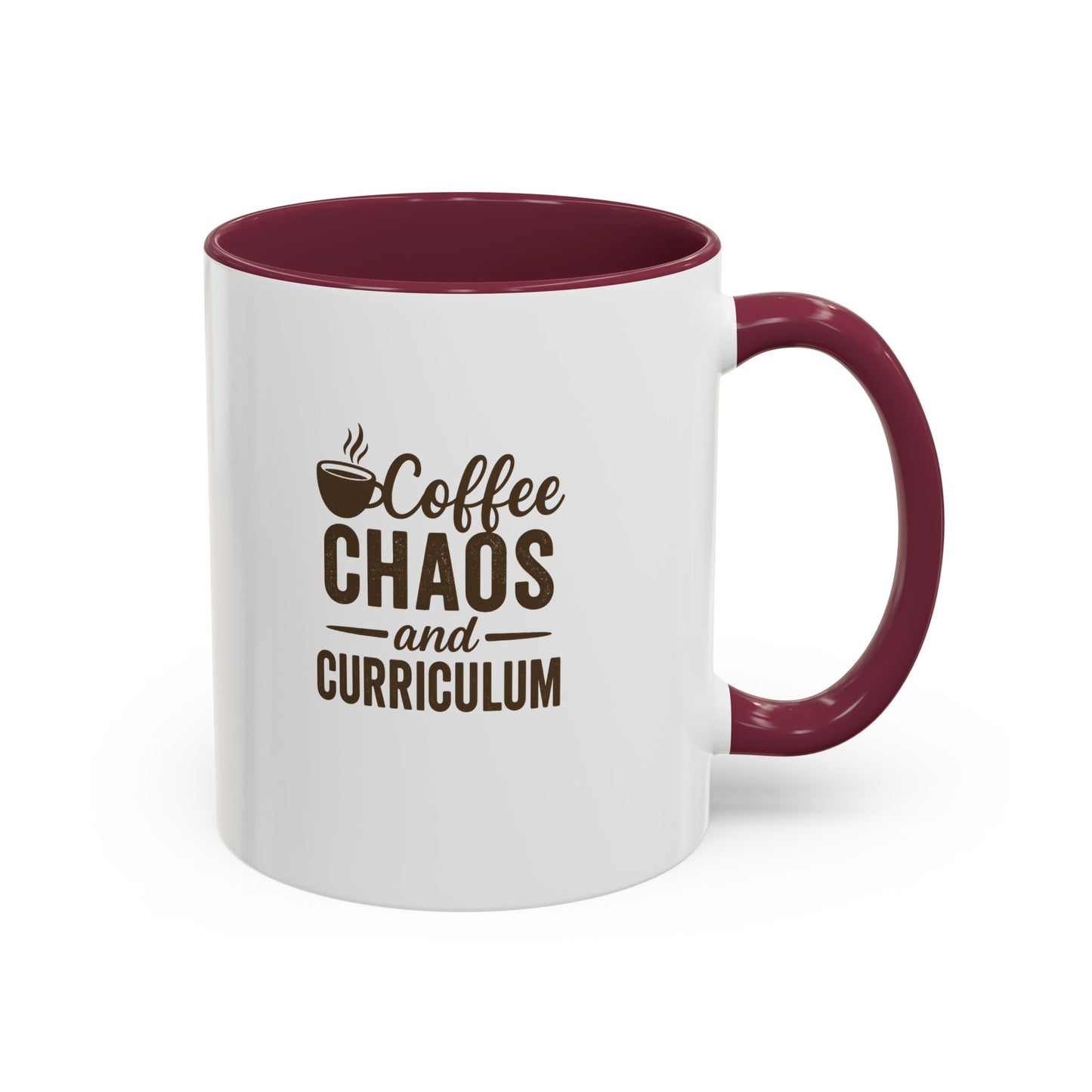 colorful coffee mug - perfect for teachers | teachers with attitude | coffee chaos and curriculum