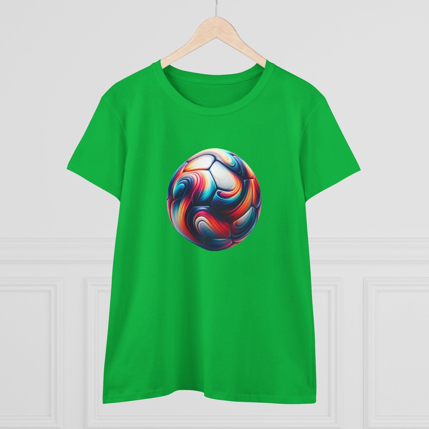 stylish women's cotton tee for sports enthusiasts