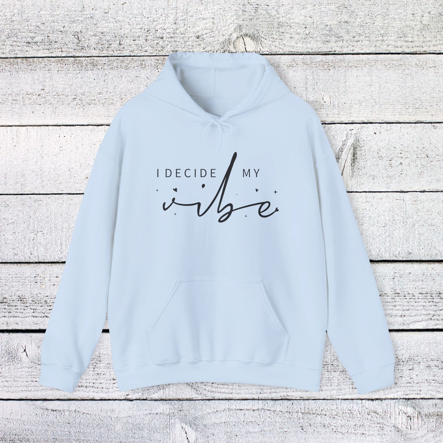unisex heavy blend™ hooded sweatshirt - i decide my vibe - confidence & control quote