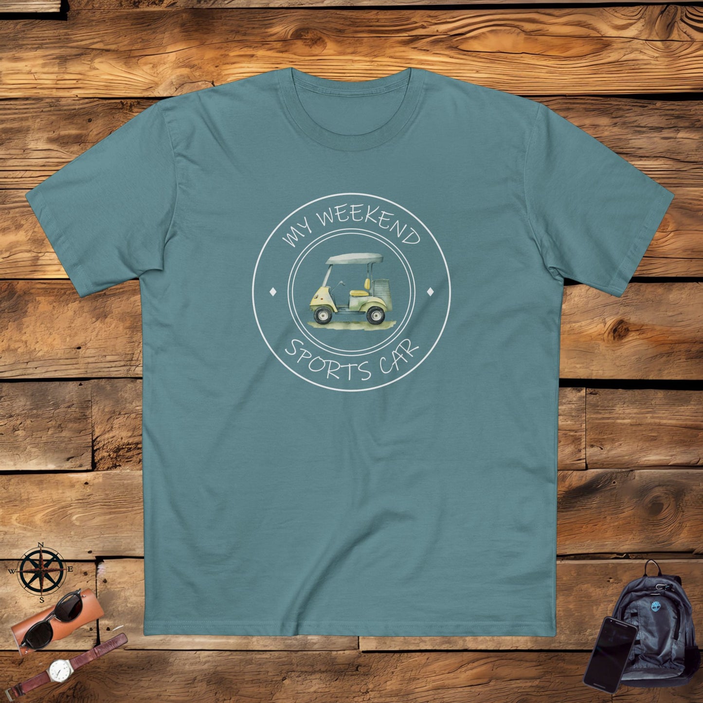 men's t-shirt - my weekend sports car