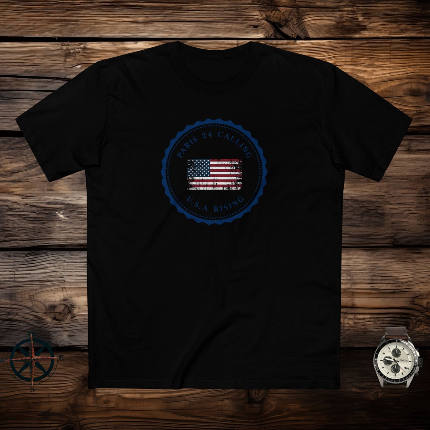 men's t-shirt - usa rising