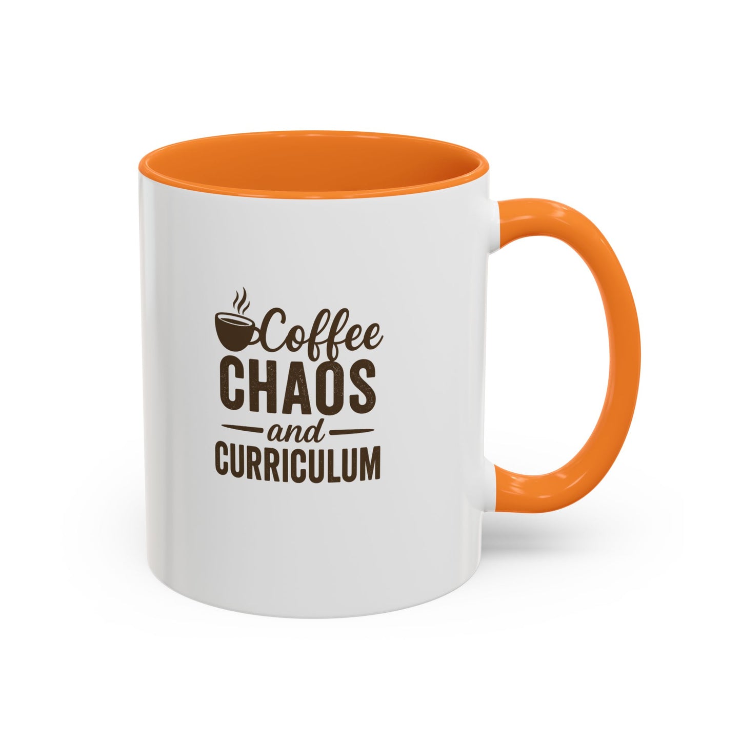 colorful coffee mug - perfect for teachers | teachers with attitude | coffee chaos and curriculum