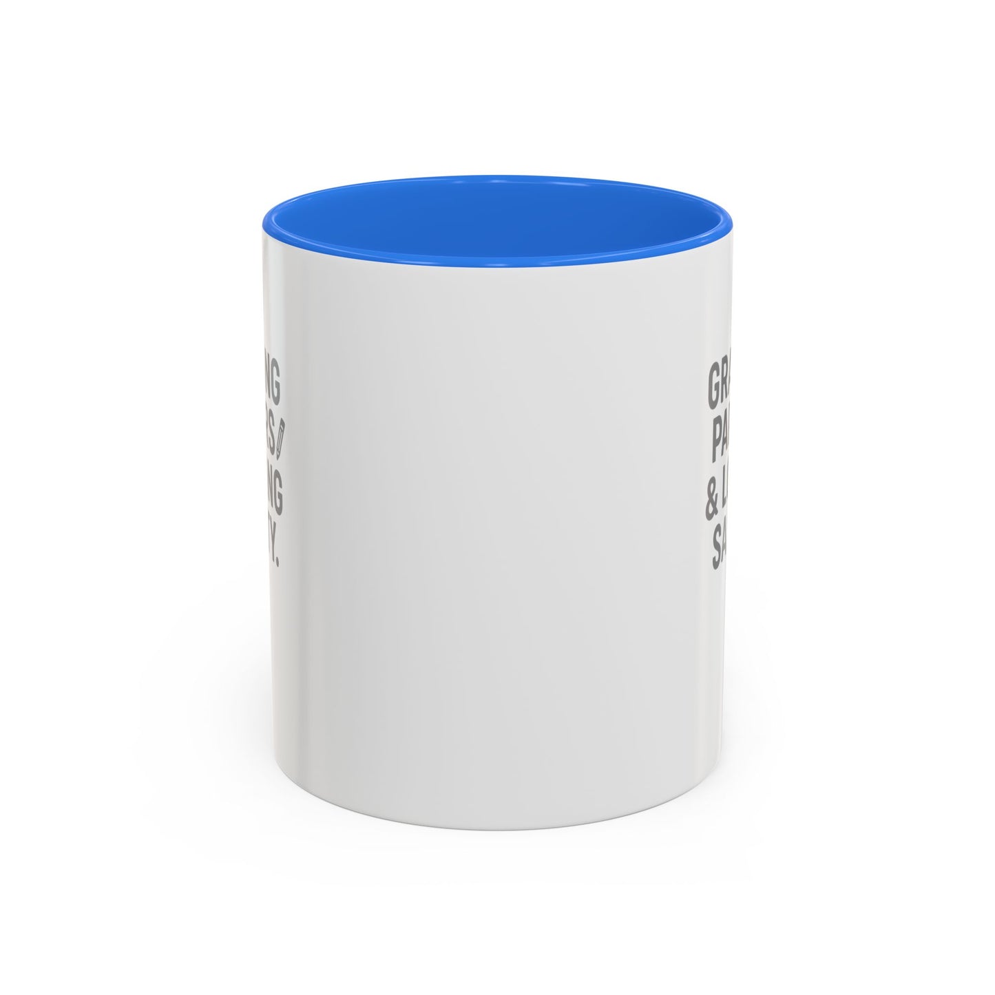 colorful grading papers & losing sanity mug – perfect gift for teachers. teachers with attitude.