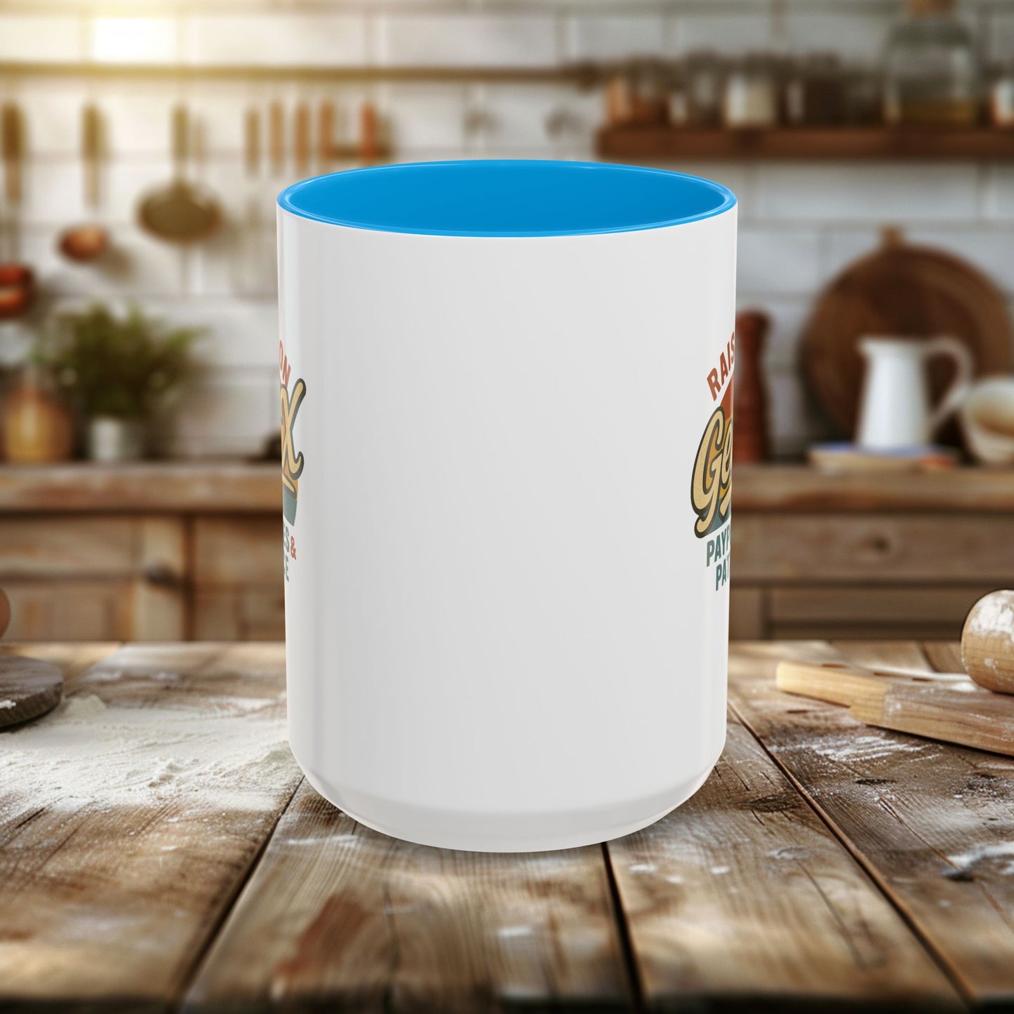 colorful 'raised on gen x' mug - perfect gift for nostalgic coffee lovers
