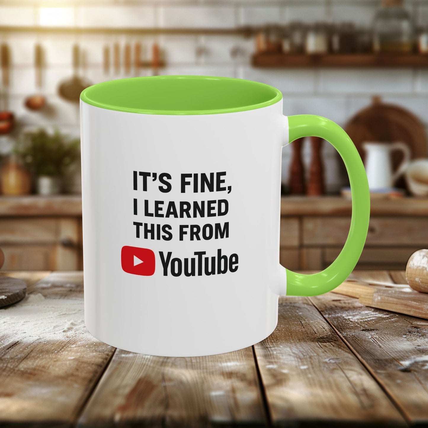 unique colorful mug - perfect for youtube lovers