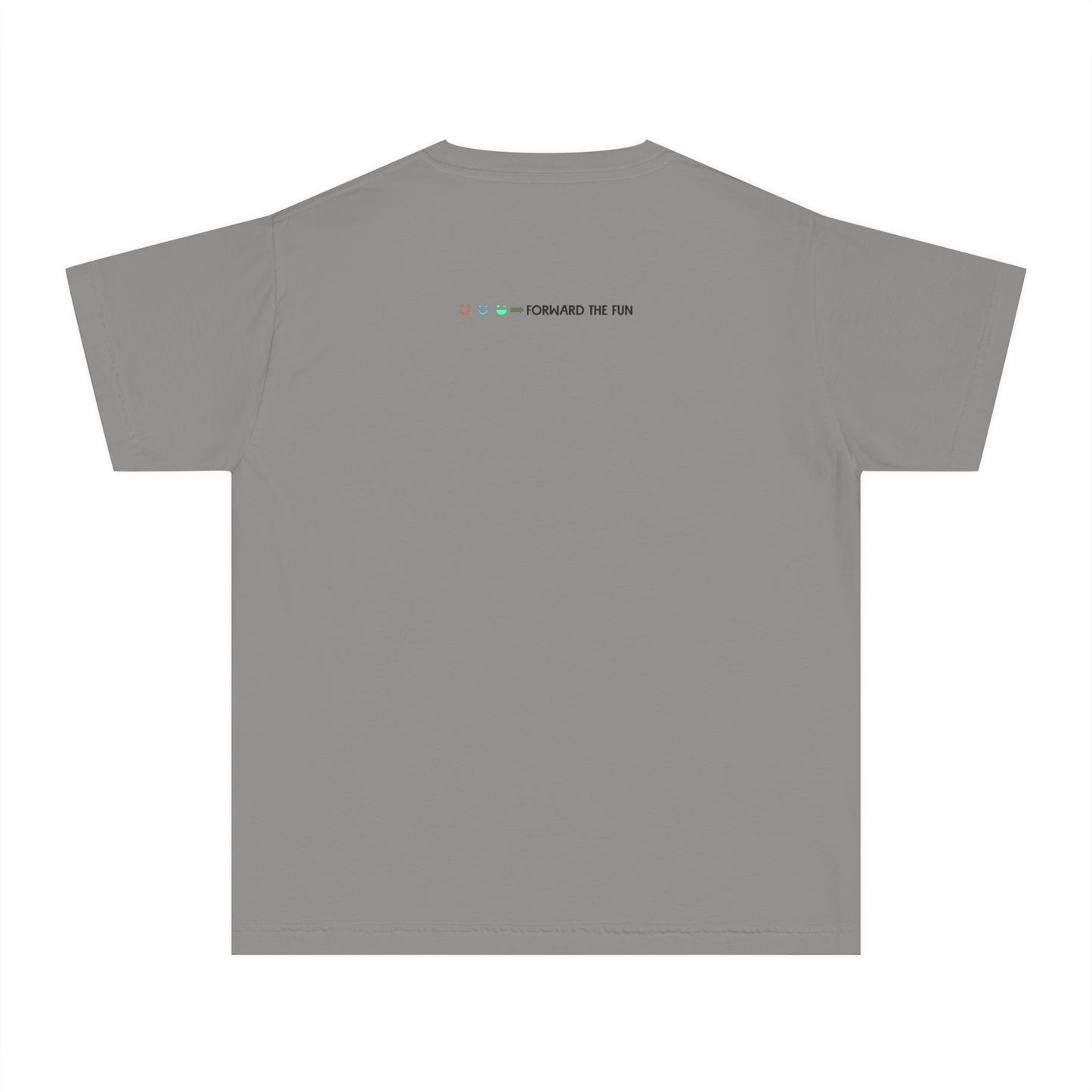 youth t-shirt, youth halloween t-shirt, no treats, just tricks!