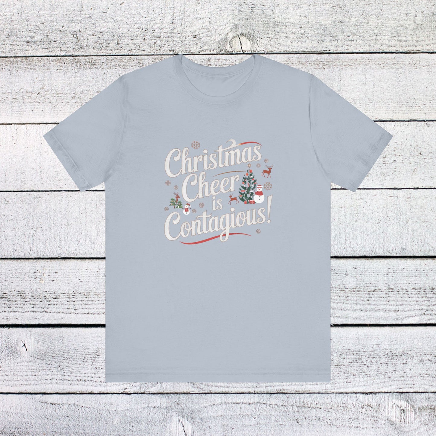 men & women christmas t-shirt. christmas cheer. unisex christmas t-shirt.