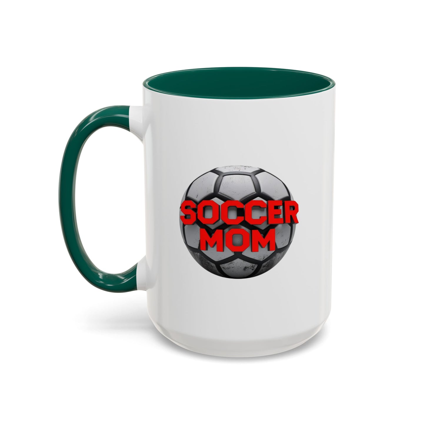colorful soccer mom mug - perfect gift for sports enthusiasts