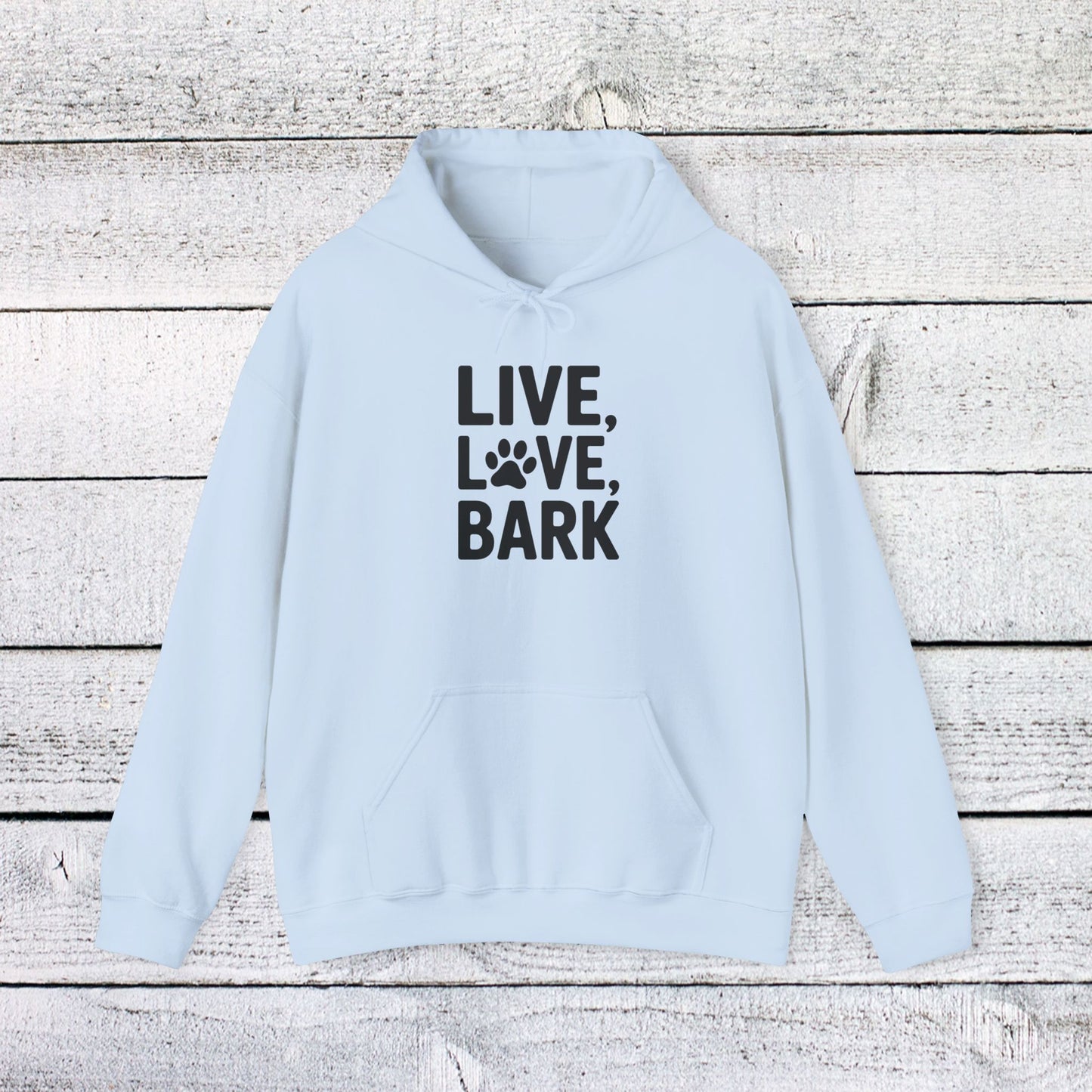 copy of unisex heavy blend™ hooded sweatshirt - live love bark | funny dog lover gift | cute pet quote design