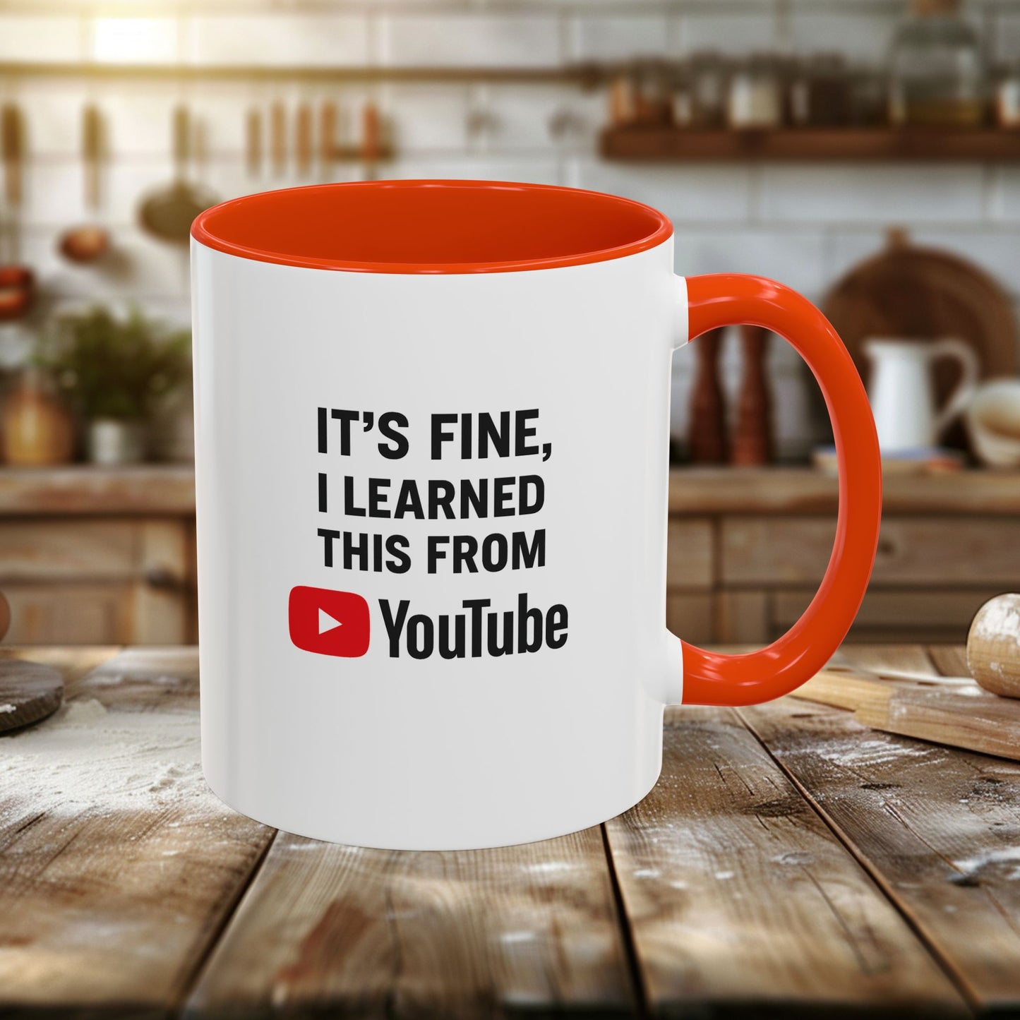 unique colorful mug - perfect for youtube lovers