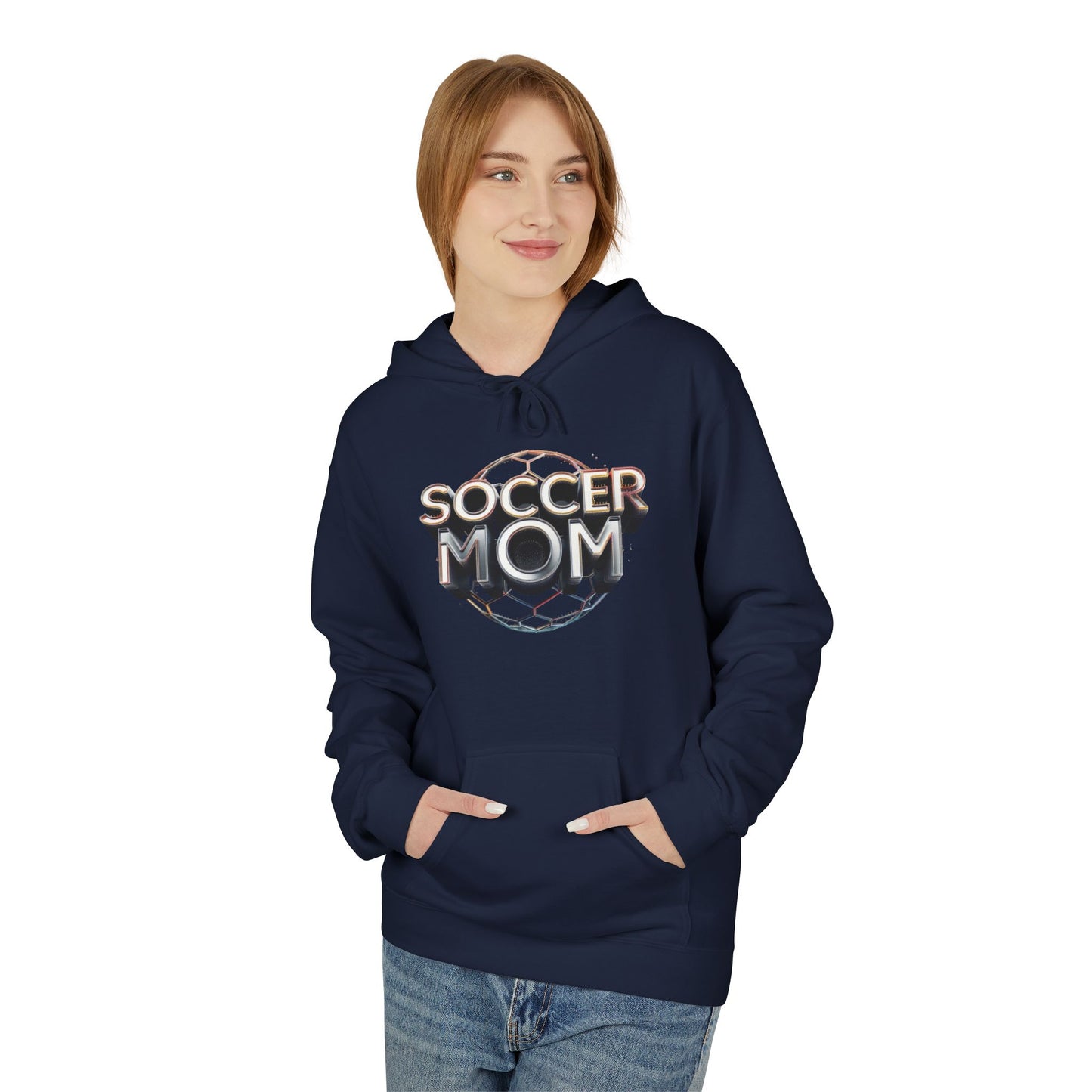 trendy unisex softstyle hoodie - perfect for soccer moms