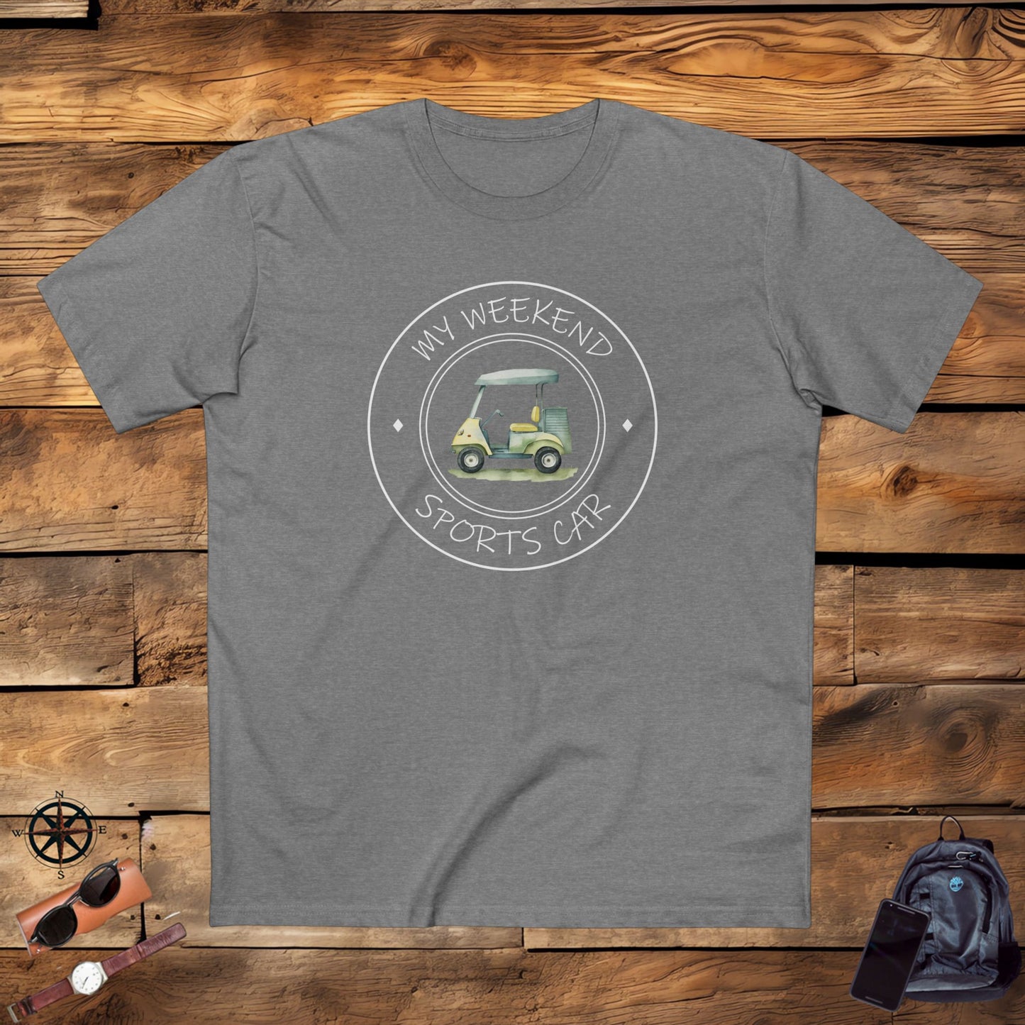 men's t-shirt - my weekend sports car