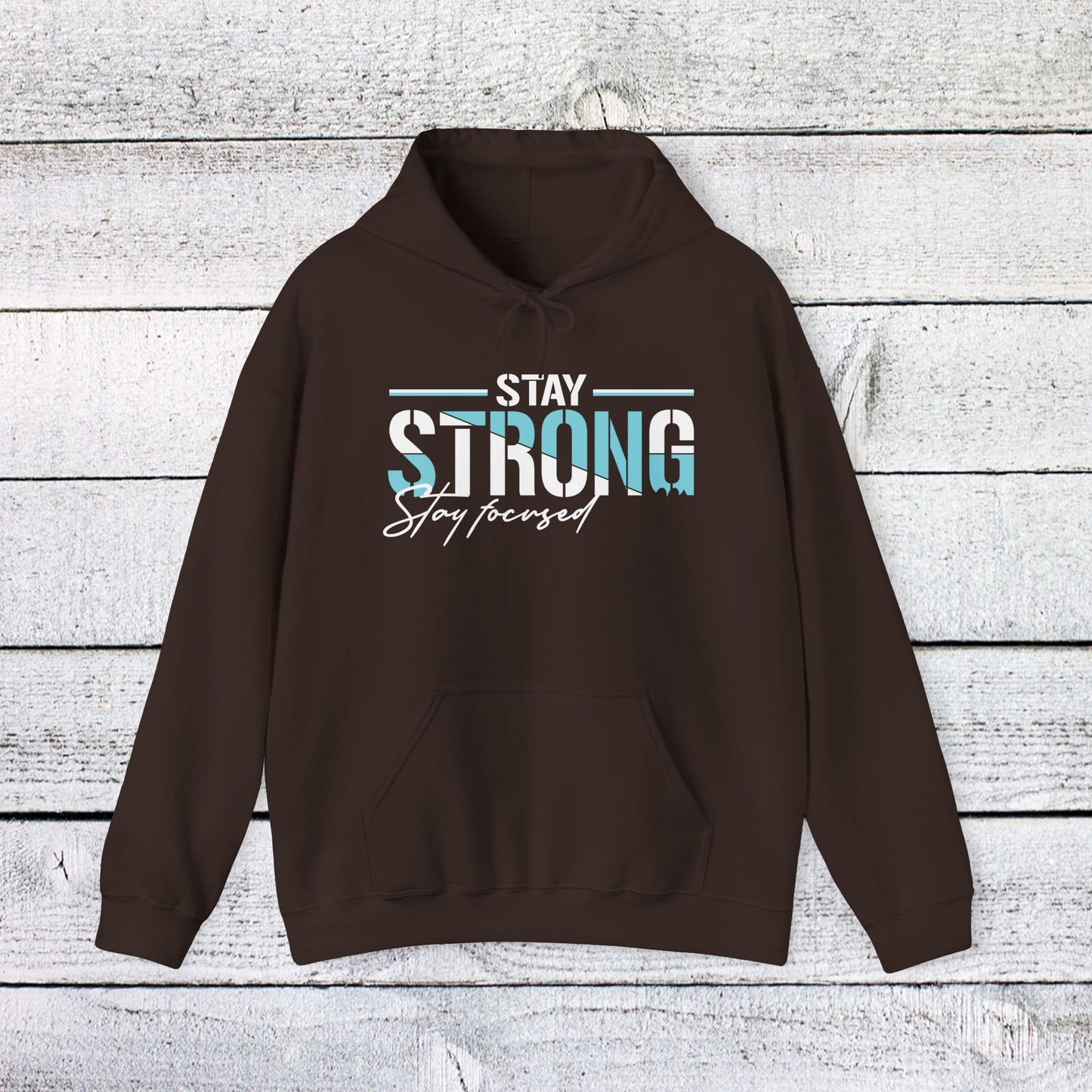 unisex heavy blend™ hooded sweatshirt - stay strong - simple motivation design